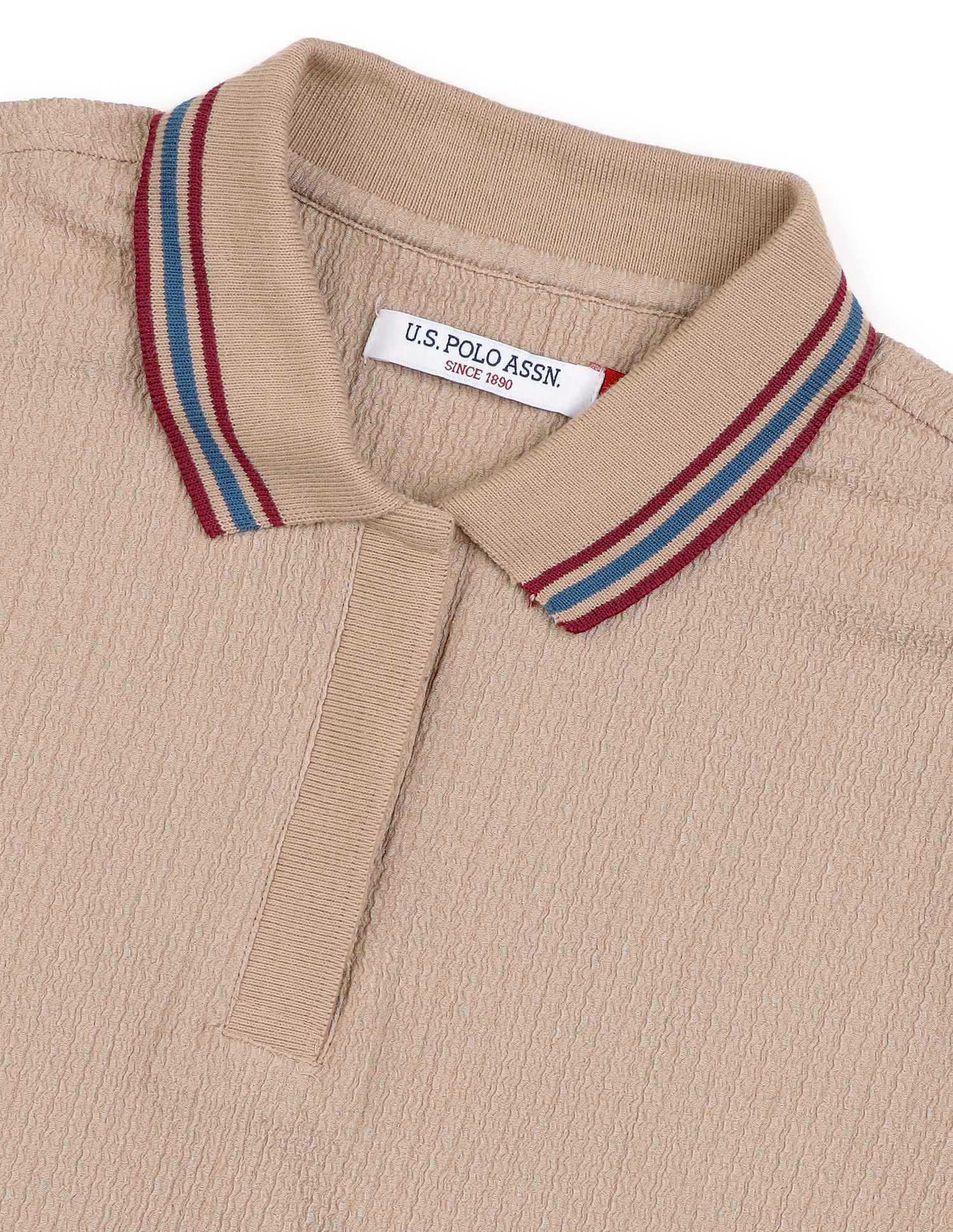 Regular Fit Textured Polo Shirt - Image 8