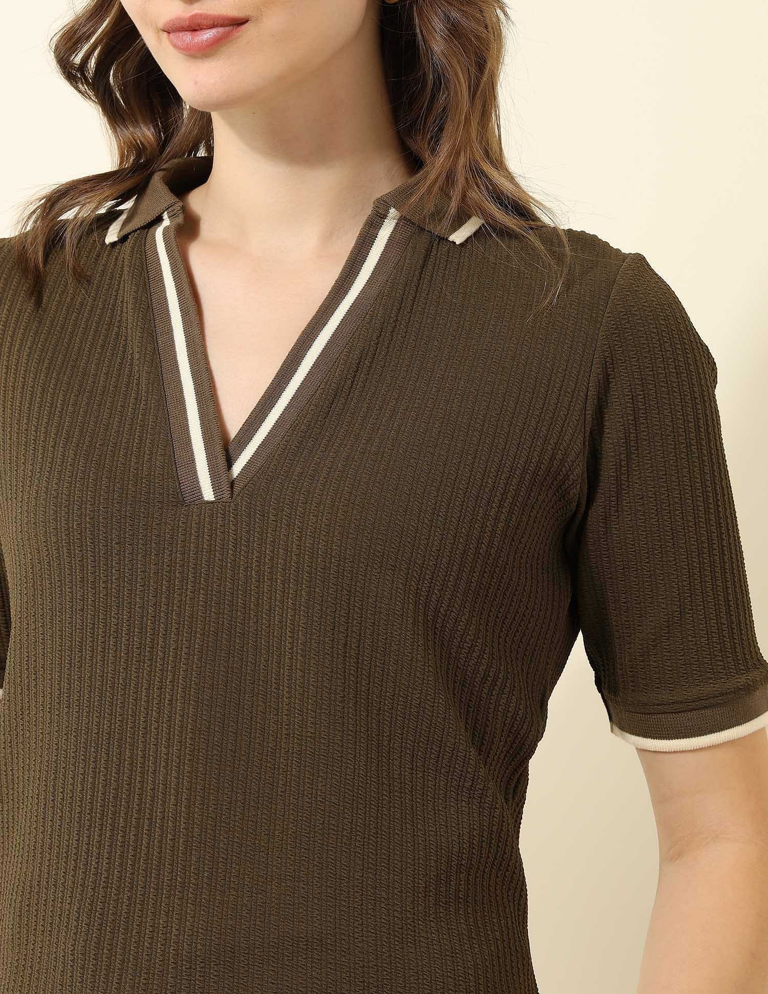 Regular Fit Textured Polo Shirt - Image 7