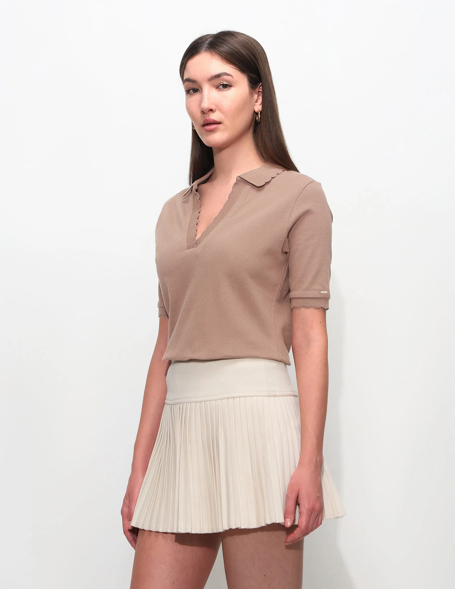 Regular Fit Textured Polo Shirt - Image 4
