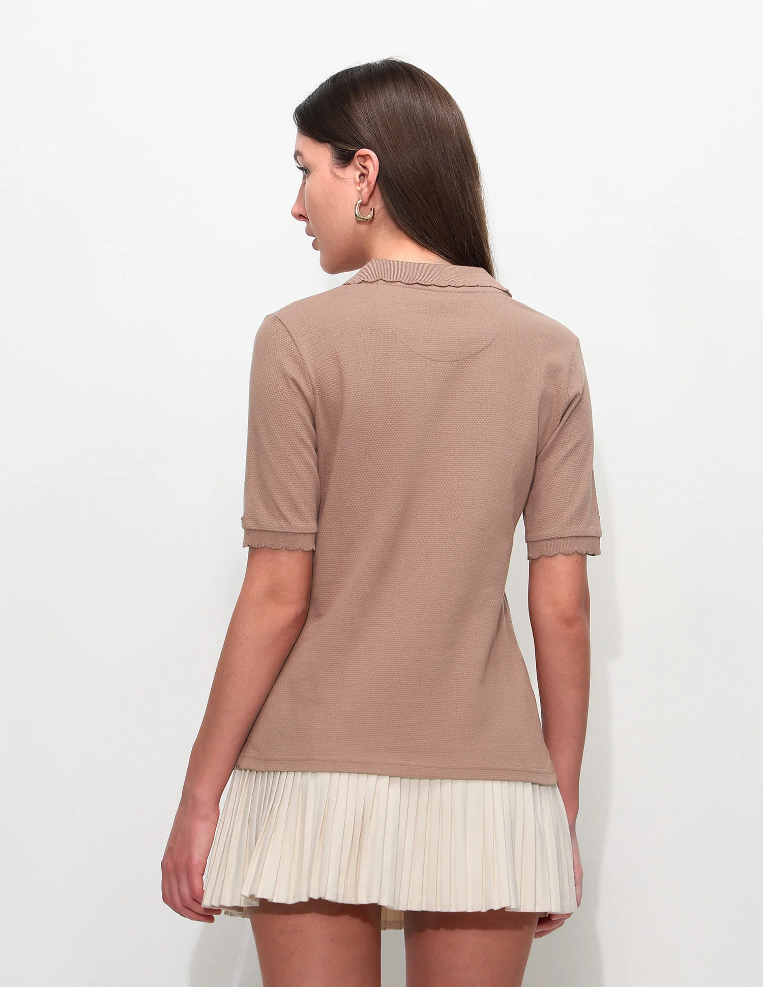 Regular Fit Textured Polo Shirt - Image 5