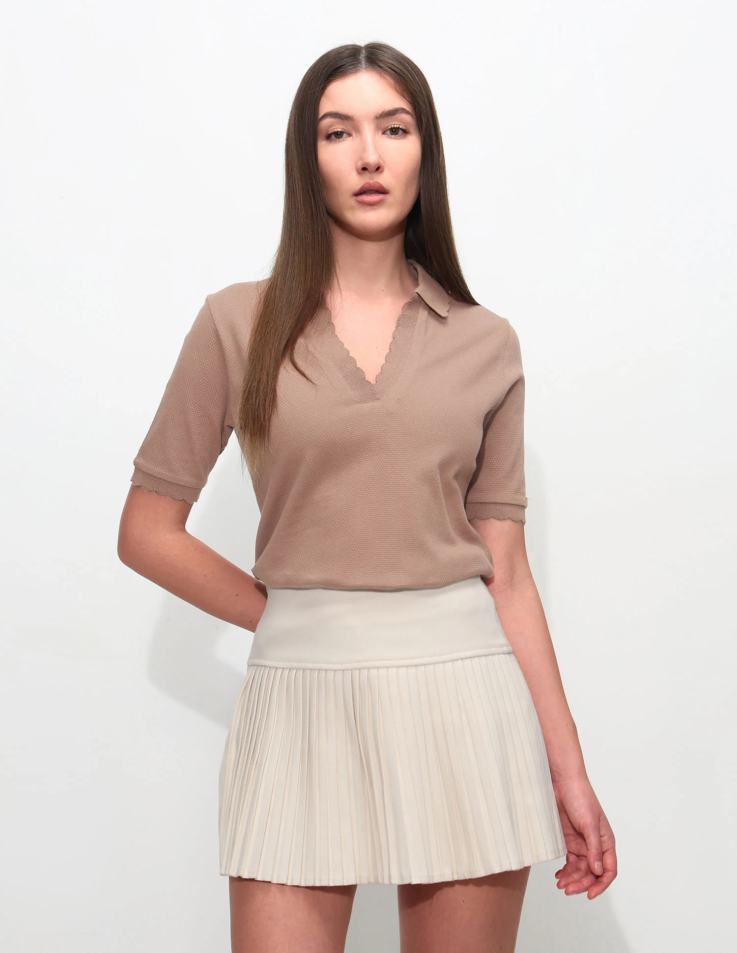 Regular Fit Textured Polo Shirt - Image 6