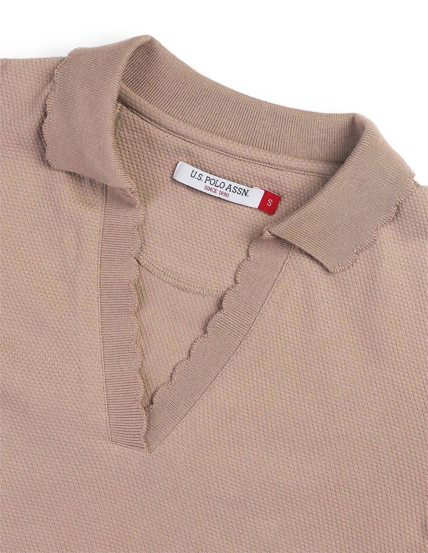 Regular Fit Textured Polo Shirt - Image 8