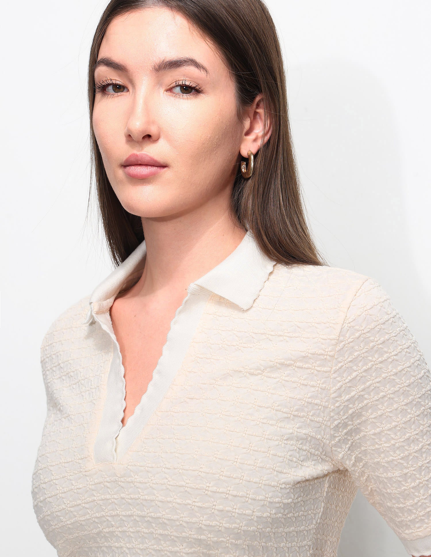 Regular Fit Textured Polo Shirt - Image 7