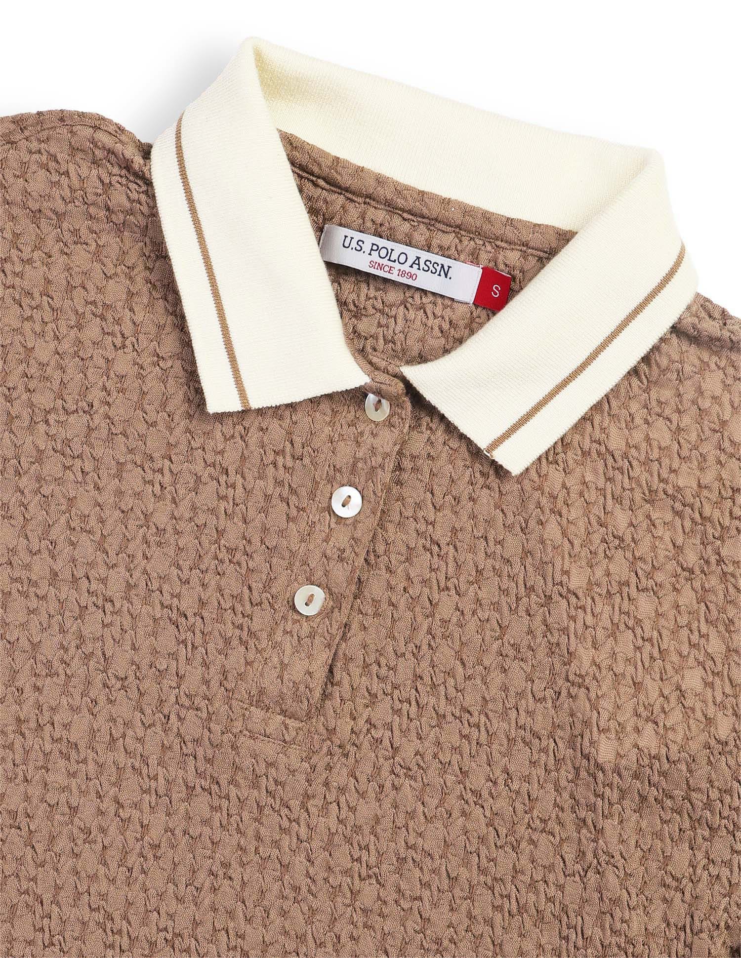 Regular Fit Textured Polo Shirt - Image 8