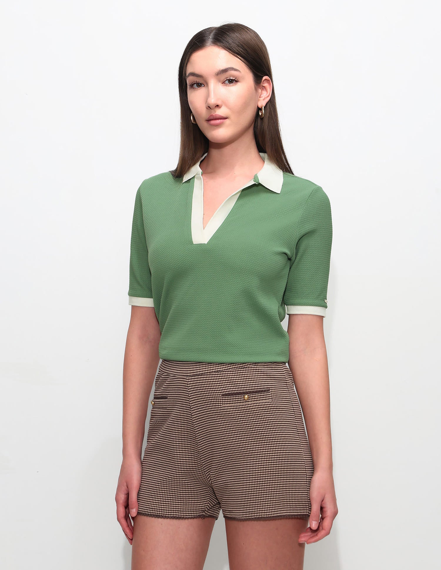 Regular Fit Textured Polo Shirt - Image 4