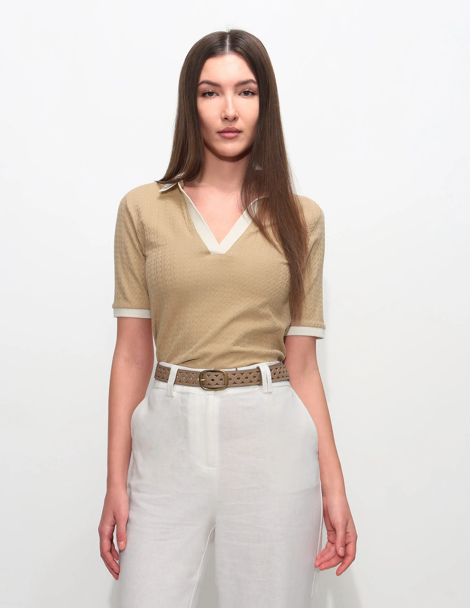 Regular Fit Textured Polo Shirt - Image 6