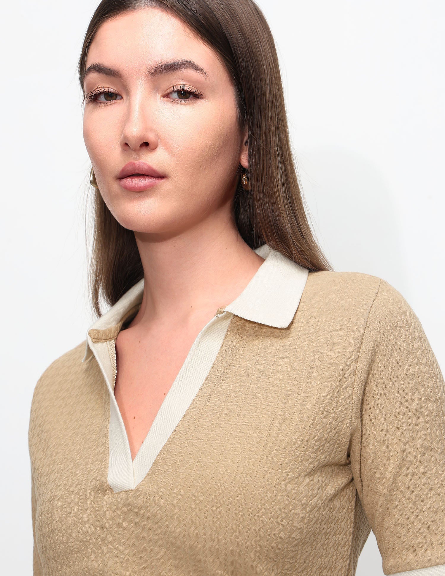 Regular Fit Textured Polo Shirt - Image 7