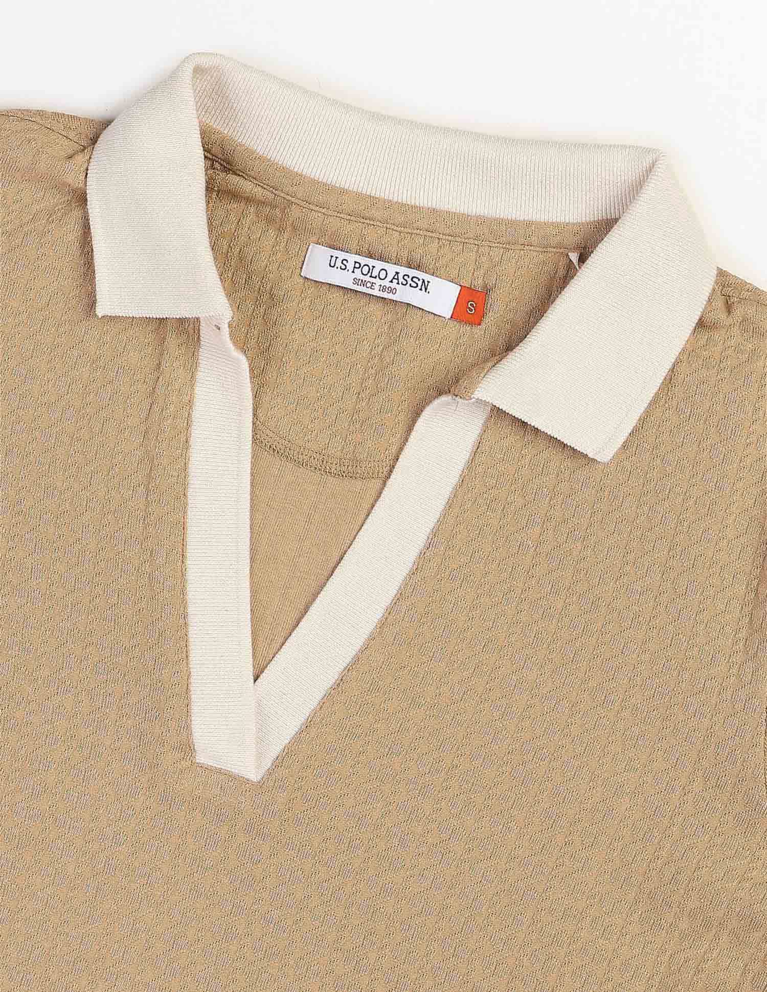 Regular Fit Textured Polo Shirt - Image 8