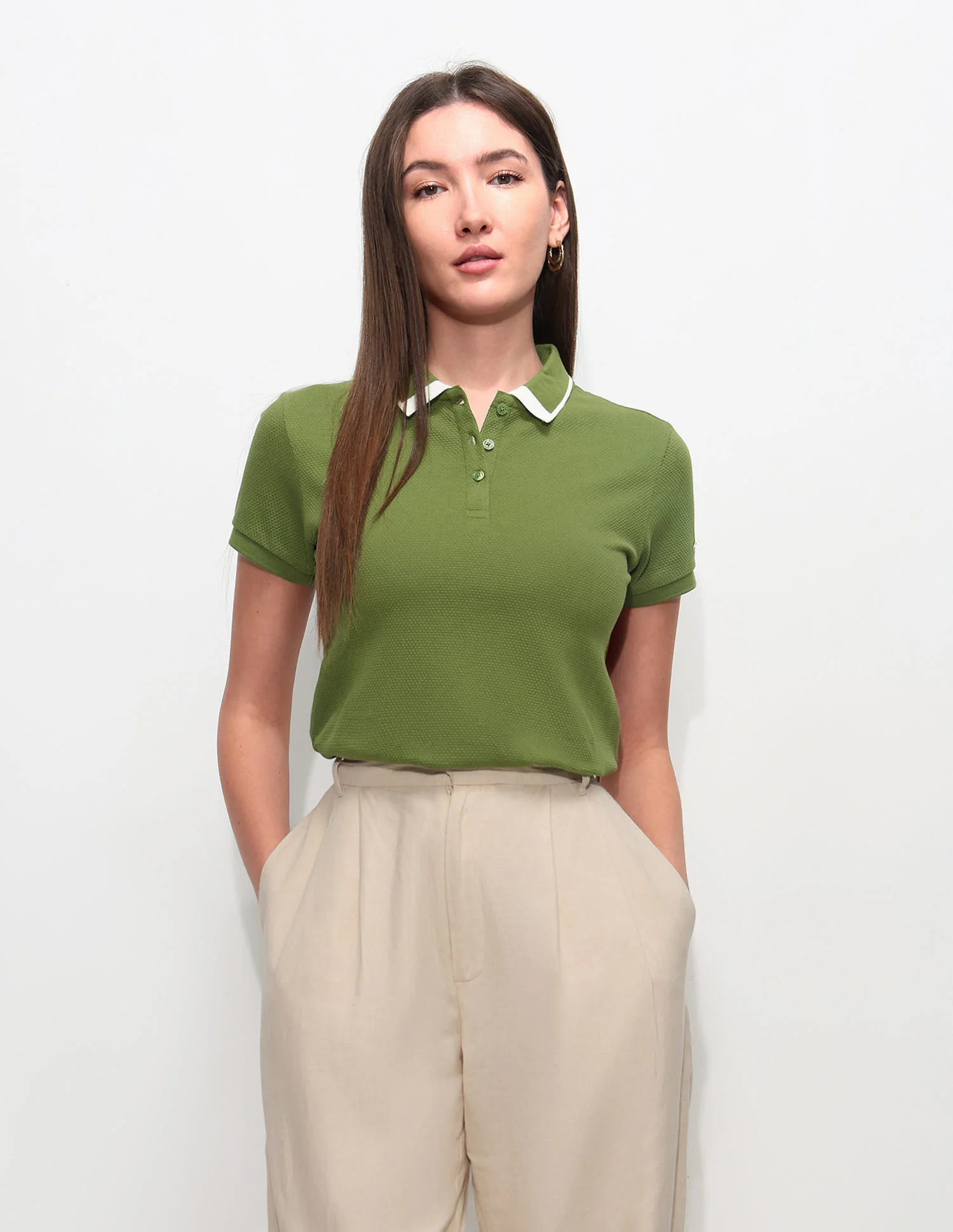 Regular Fit Textured Polo Shirt - Image 6