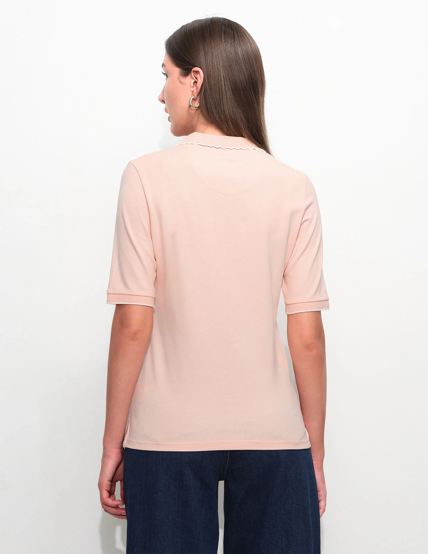 Regular Fit Textured Polo Shirt - Image 5