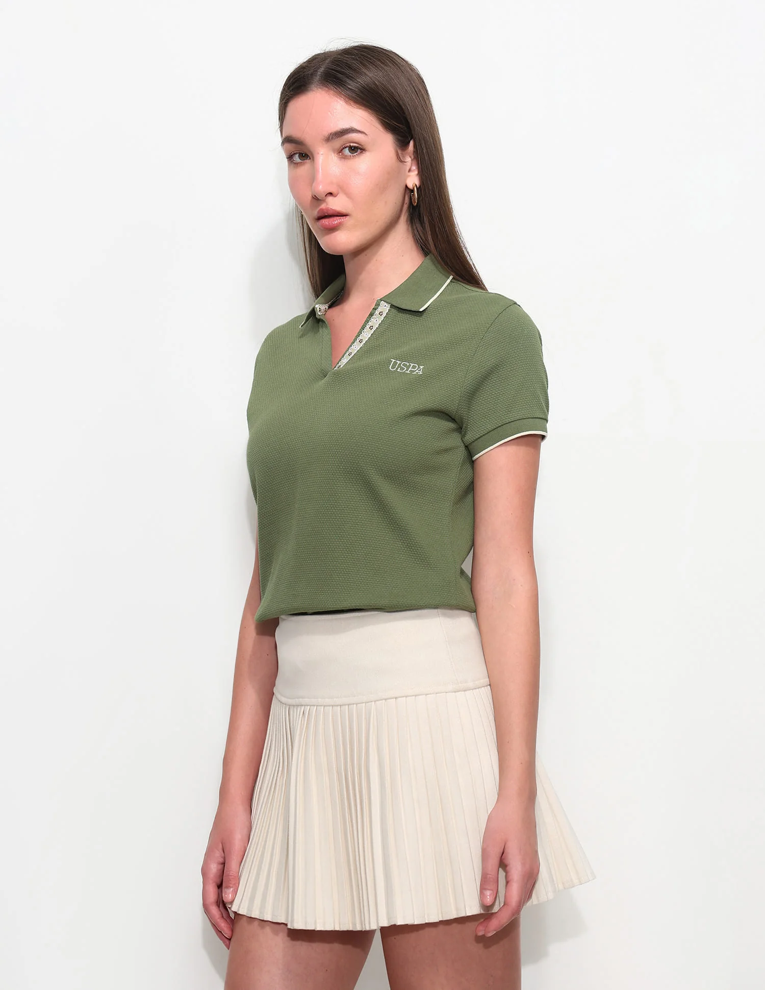 Regular Fit Textured Polo Shirt - Image 4