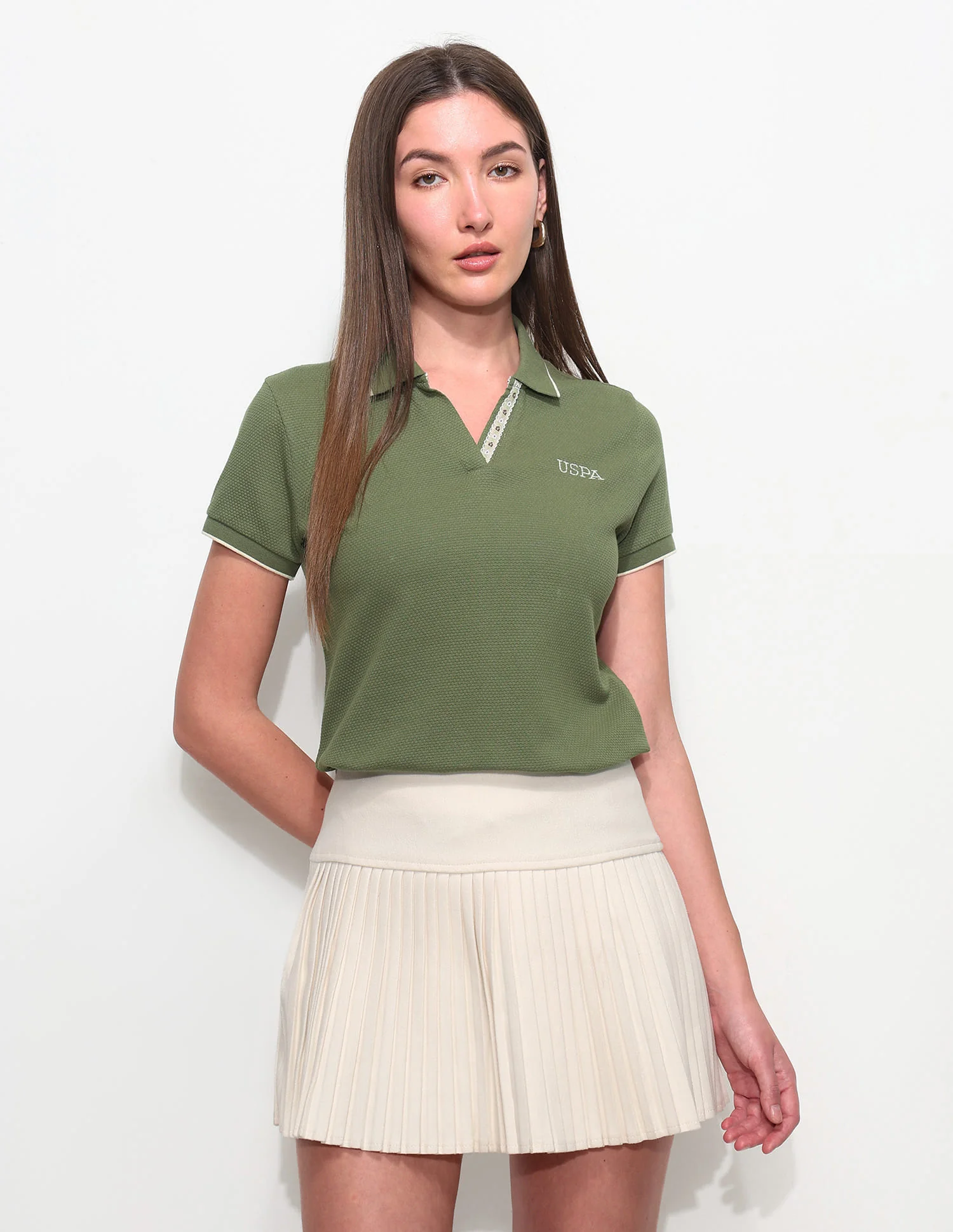 Regular Fit Textured Polo Shirt - Image 6