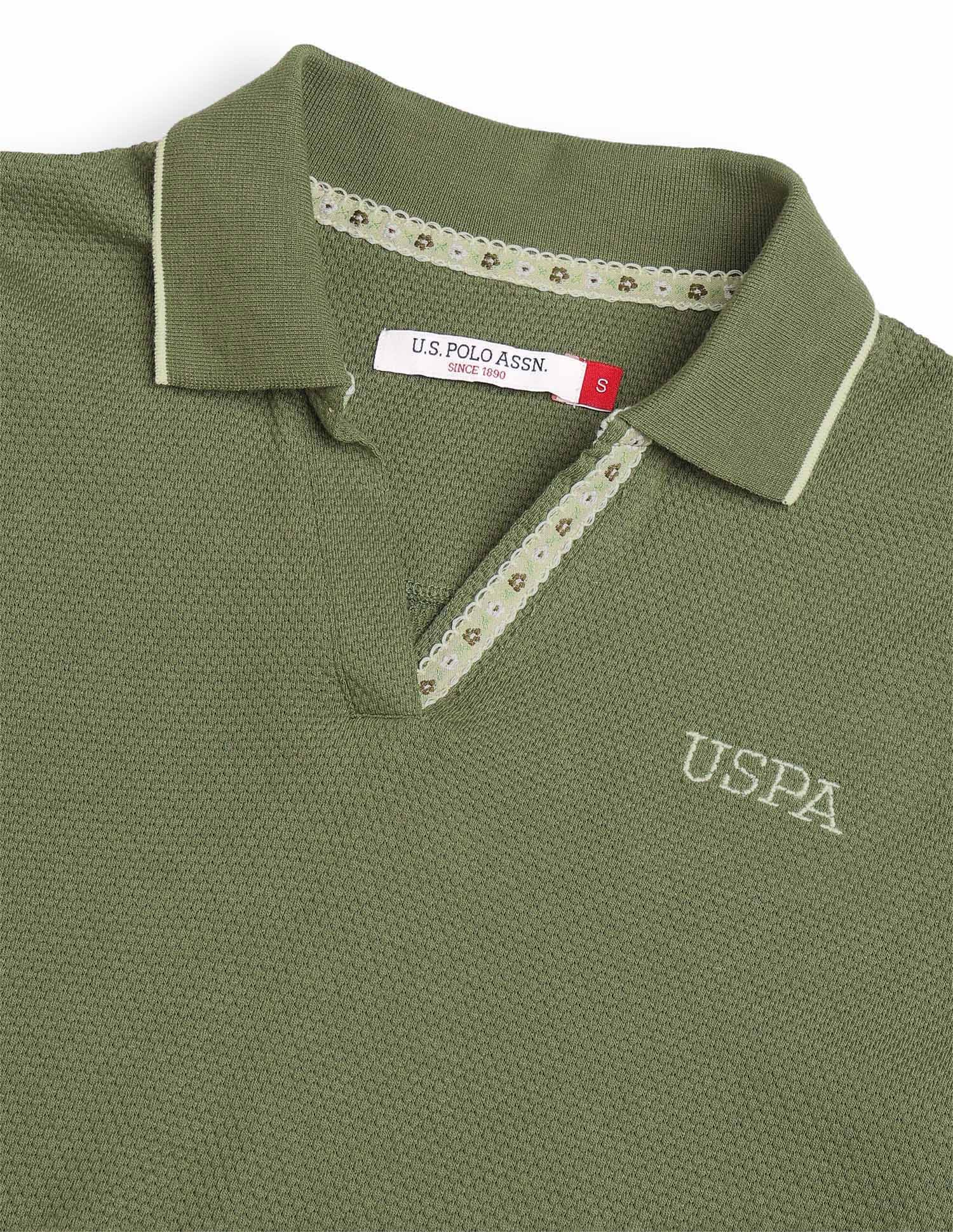 Regular Fit Textured Polo Shirt - Image 8