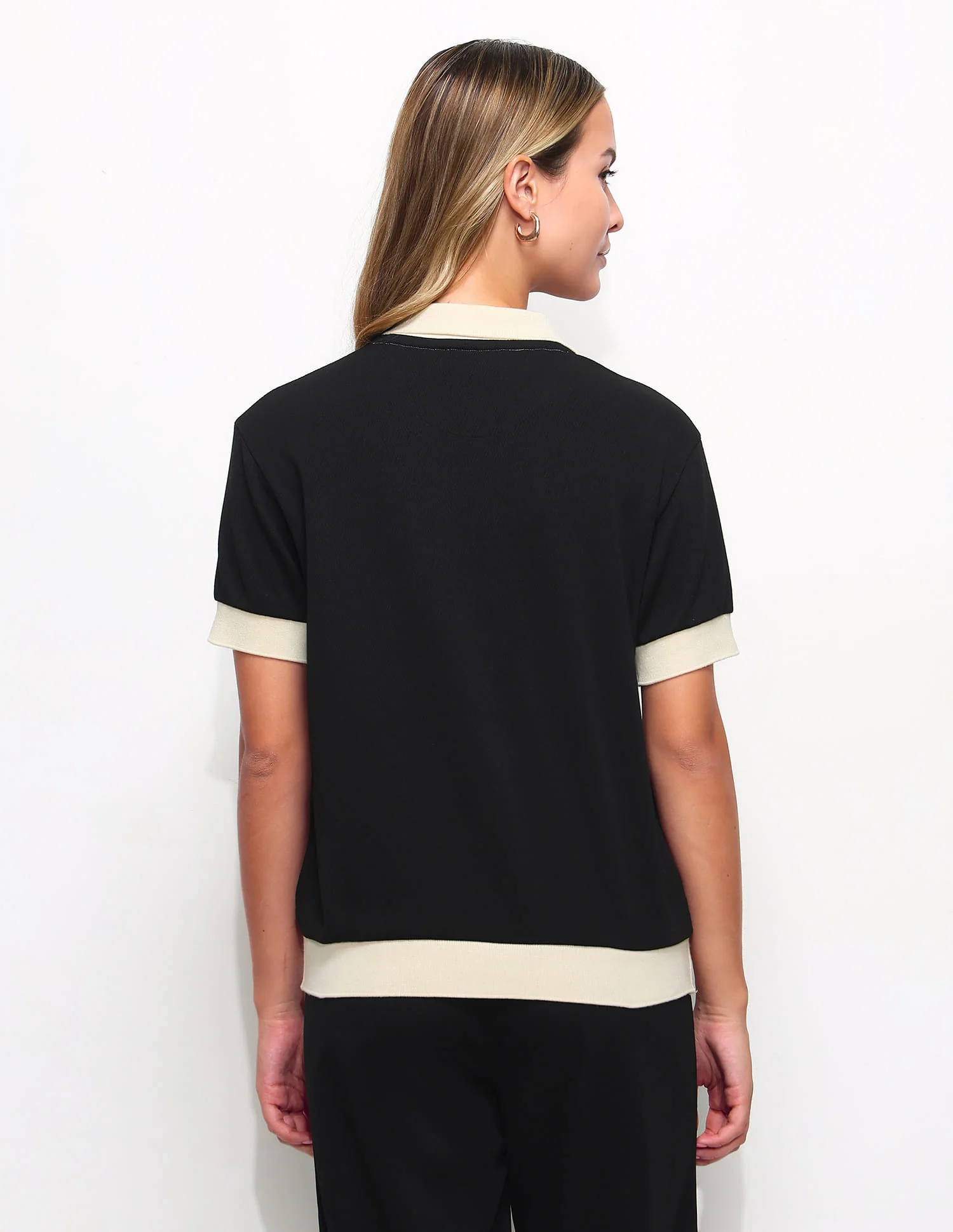 Regular Fit Textured Polo Shirt - Image 5