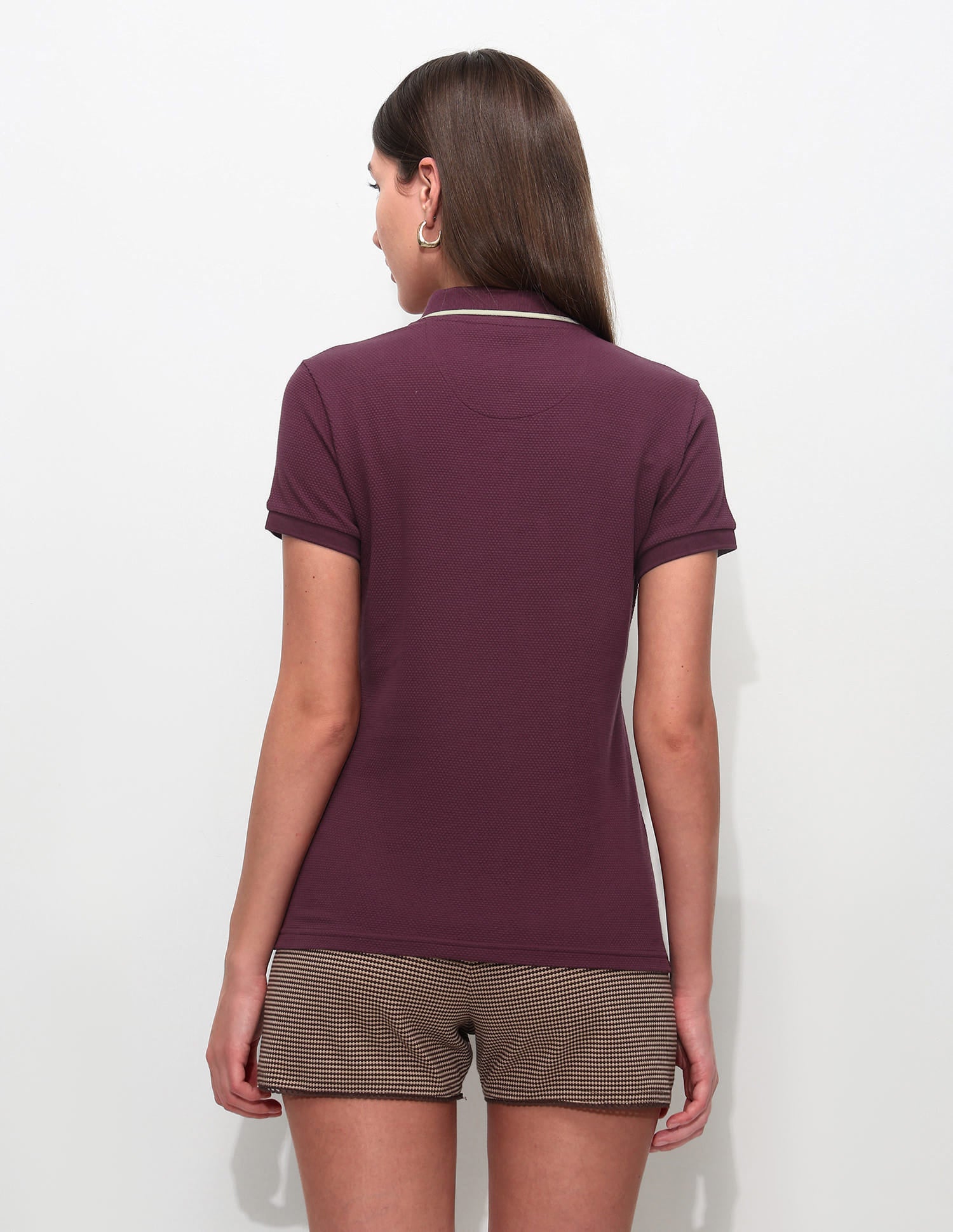 Regular Fit Textured Polo Shirt - Image 5