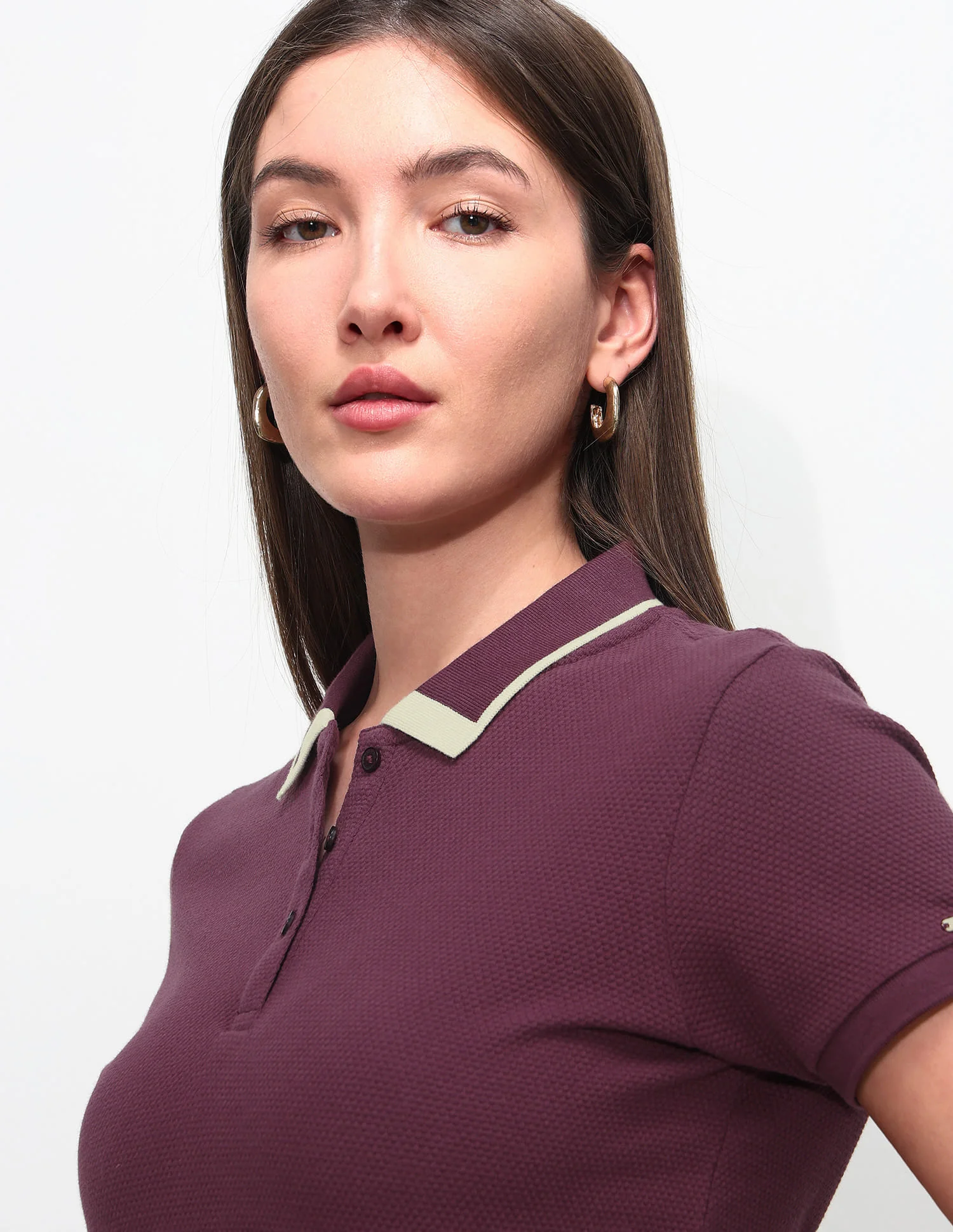 Regular Fit Textured Polo Shirt - Image 7