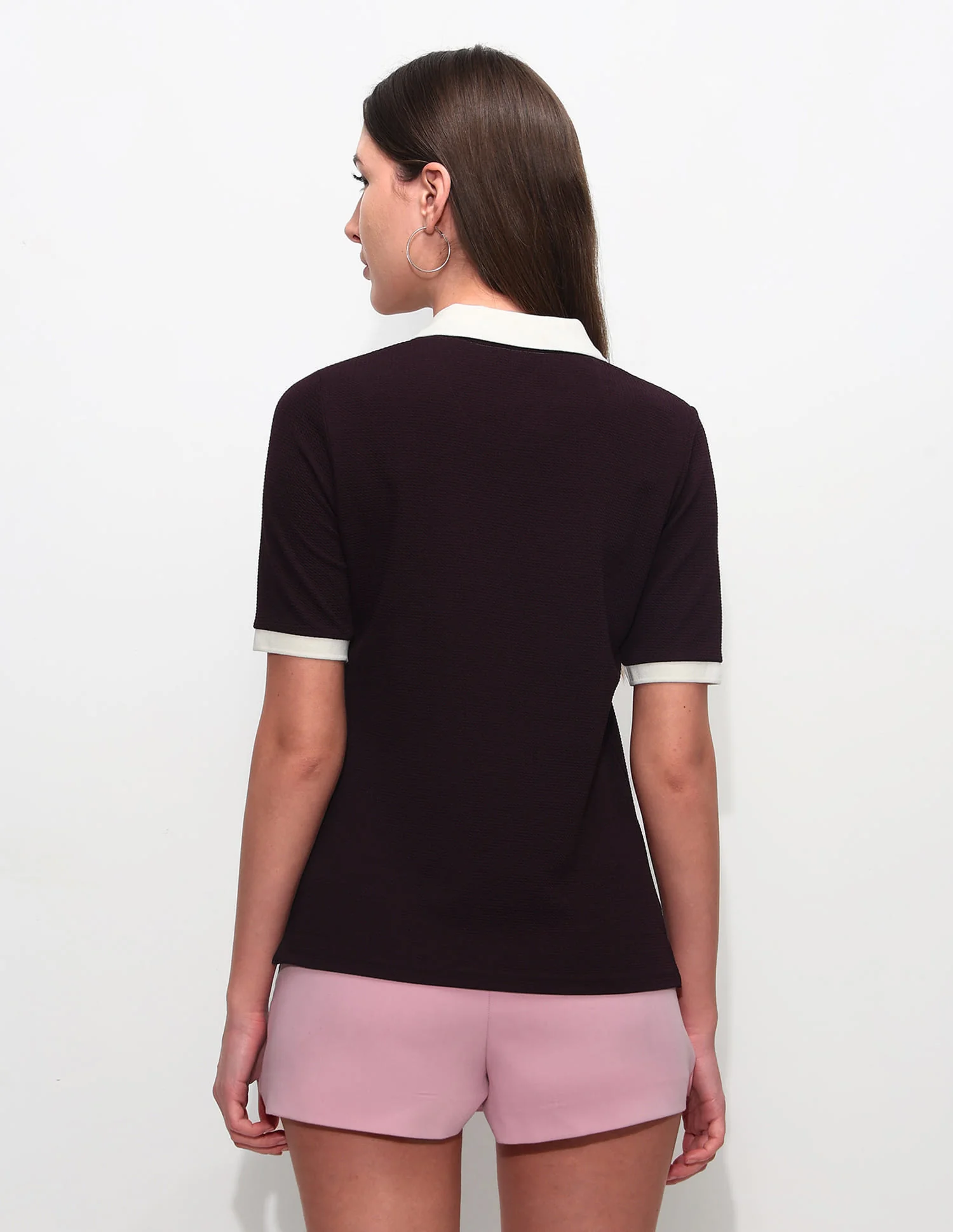 Regular Fit Textured Polo Shirt - Image 5