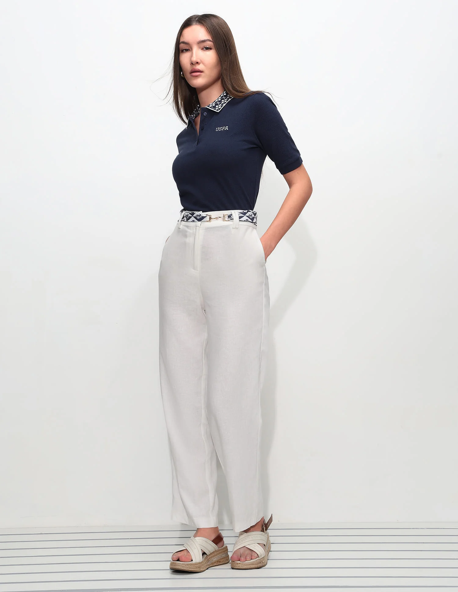 Regular Fit Textured Polo Shirt - Image 3