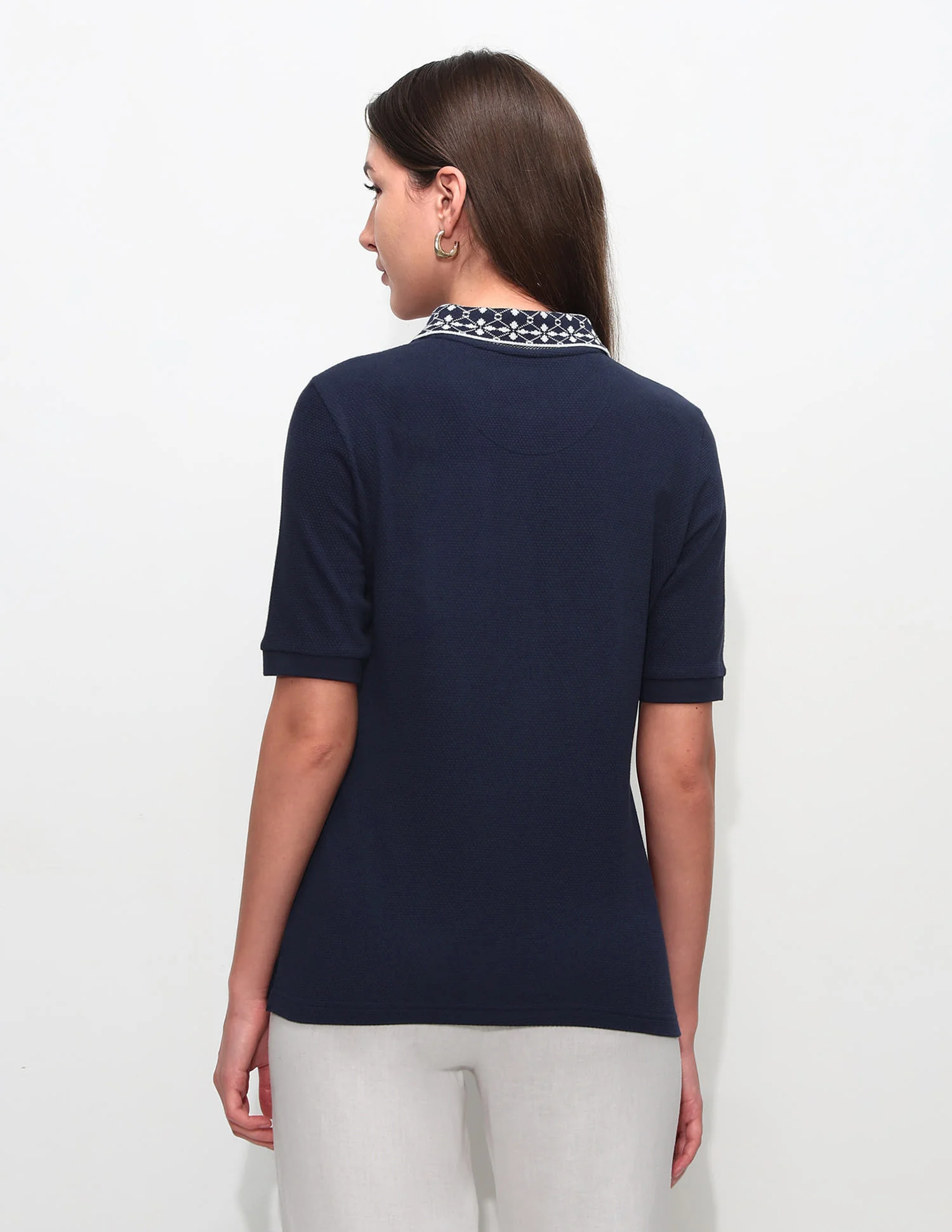 Regular Fit Textured Polo Shirt - Image 5