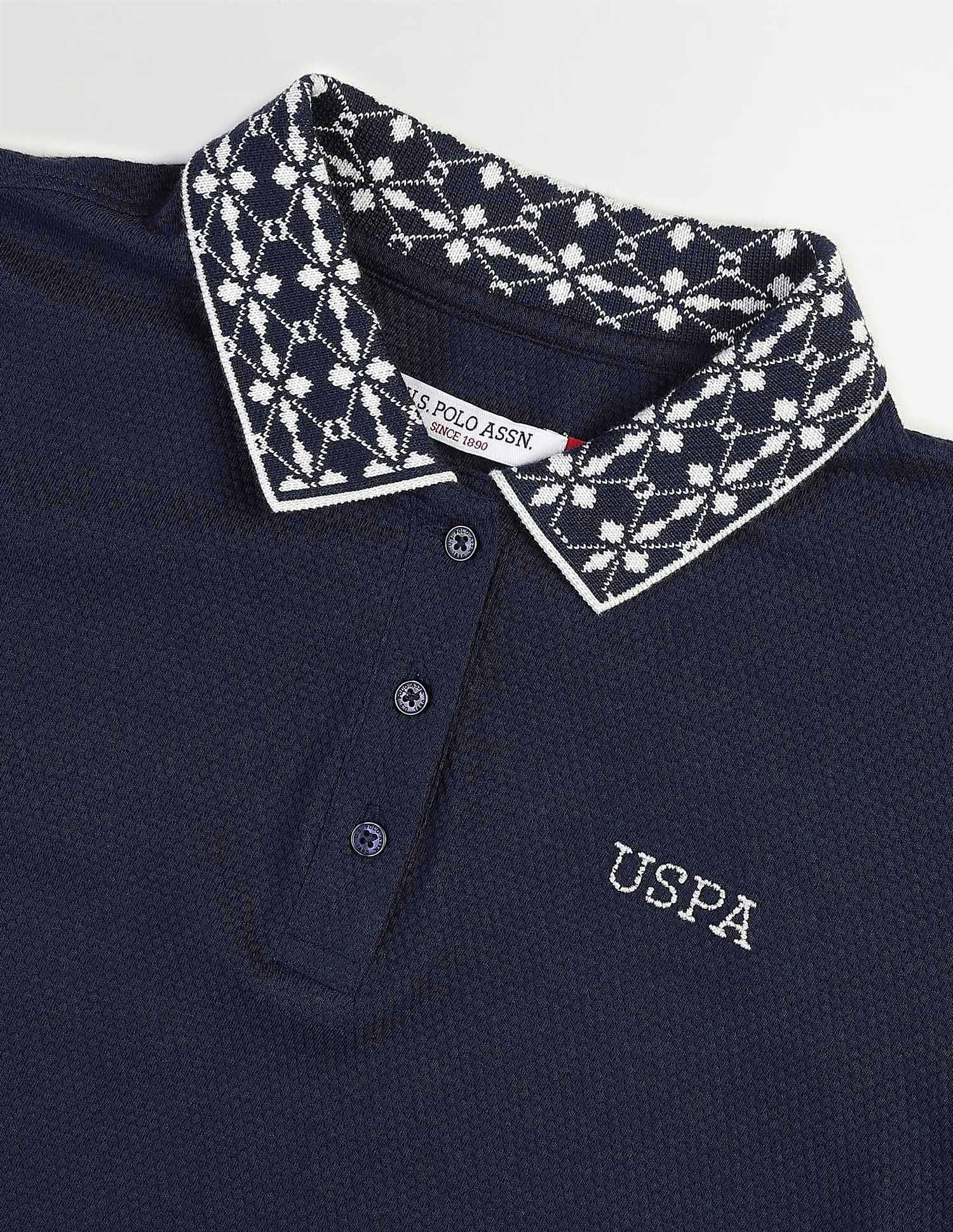 Regular Fit Textured Polo Shirt - Image 8