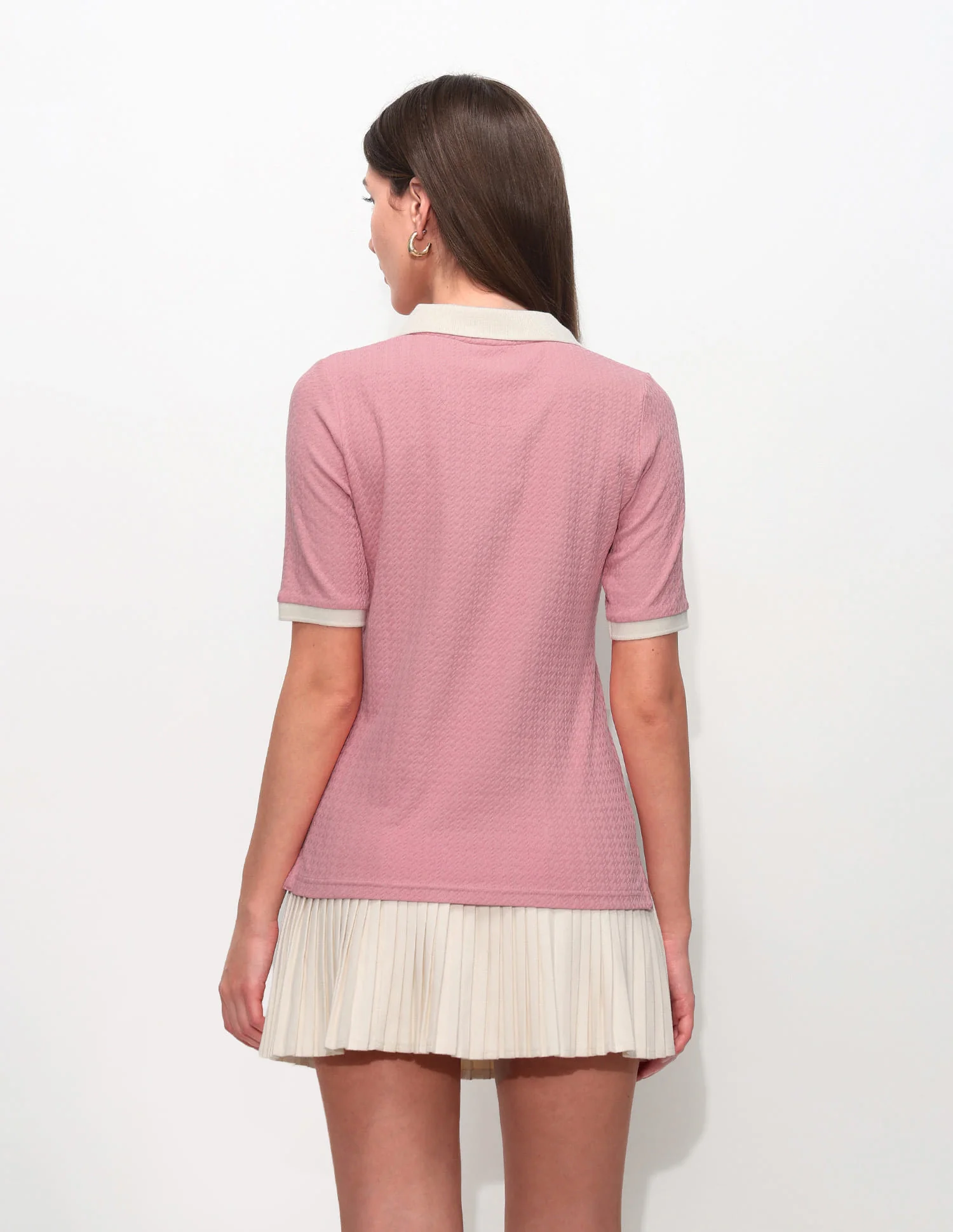 Regular Fit Textured Polo Shirt - Image 5