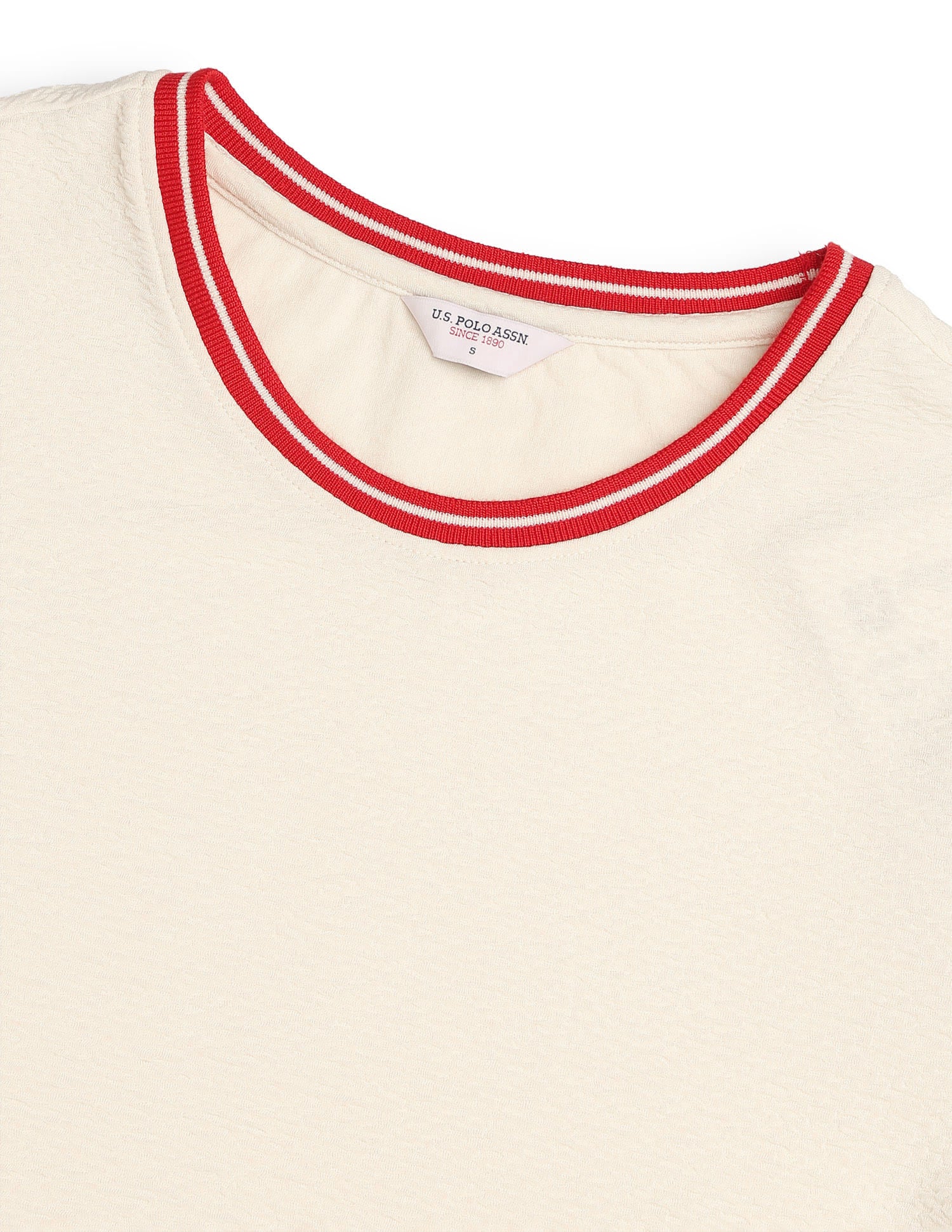 Regular Fit Textured T-Shirt - Image 8