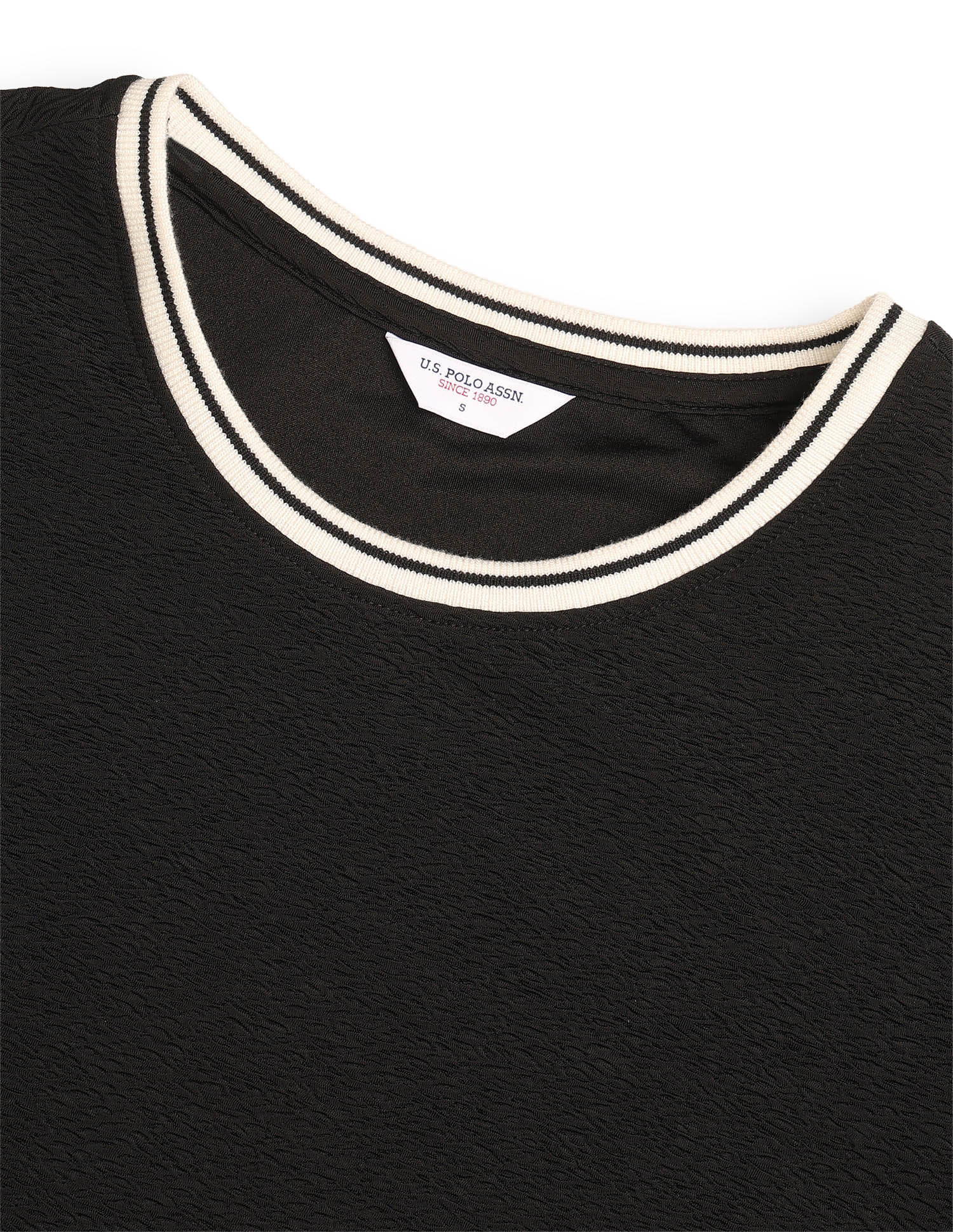 Regular Fit Textured T-Shirt - Image 8