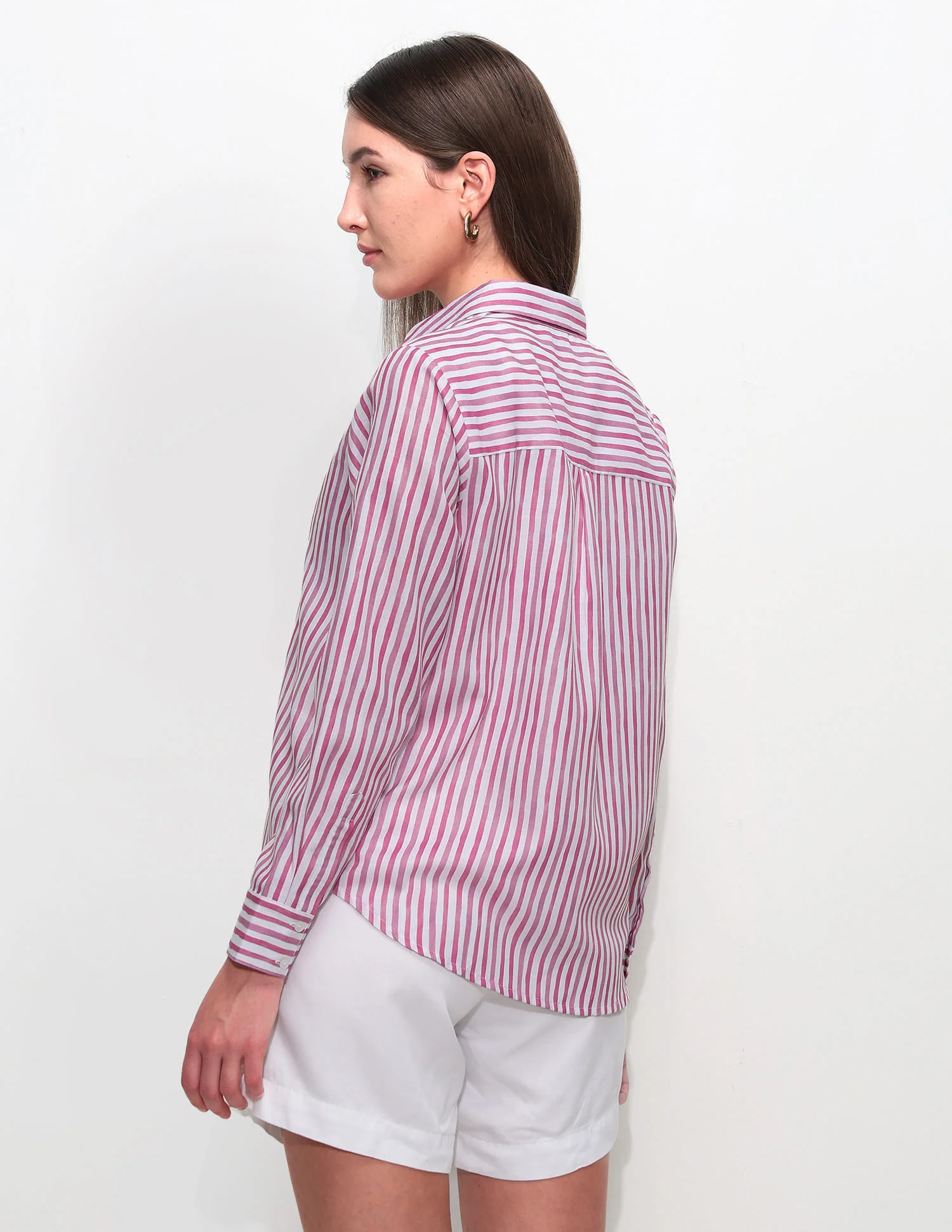 Regular Fit Vertical Striped Shirt - Image 5