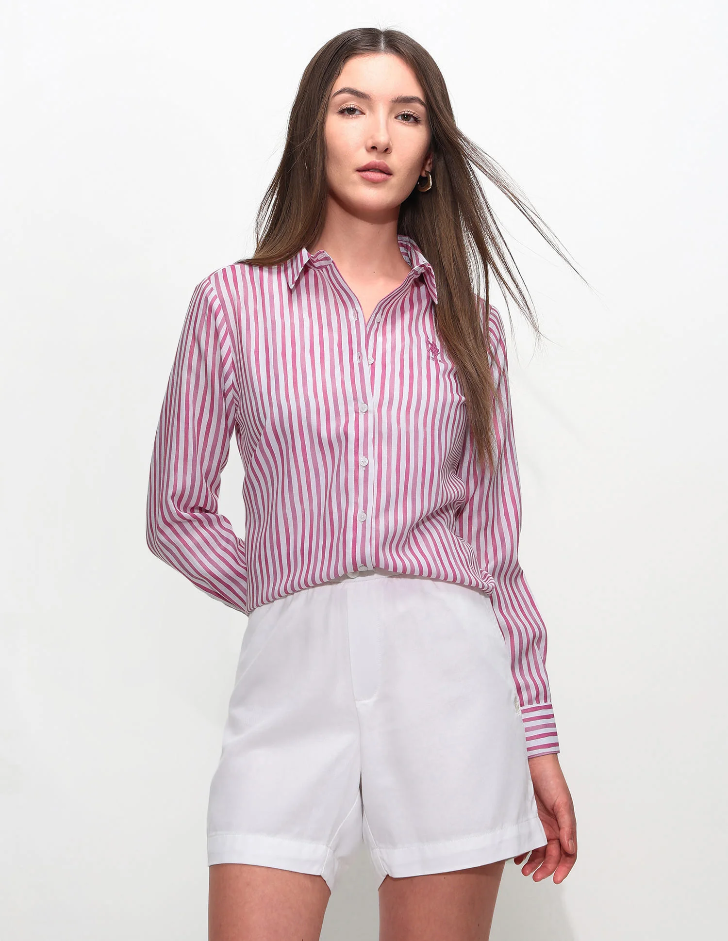 Regular Fit Vertical Striped Shirt - Image 6