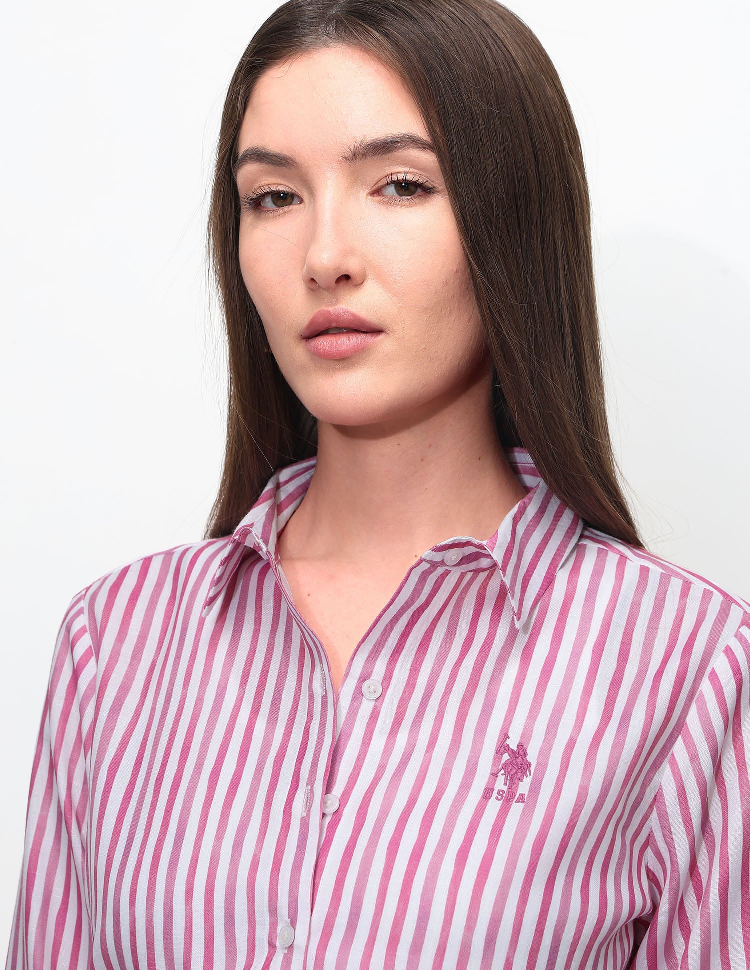 Regular Fit Vertical Striped Shirt - Image 7