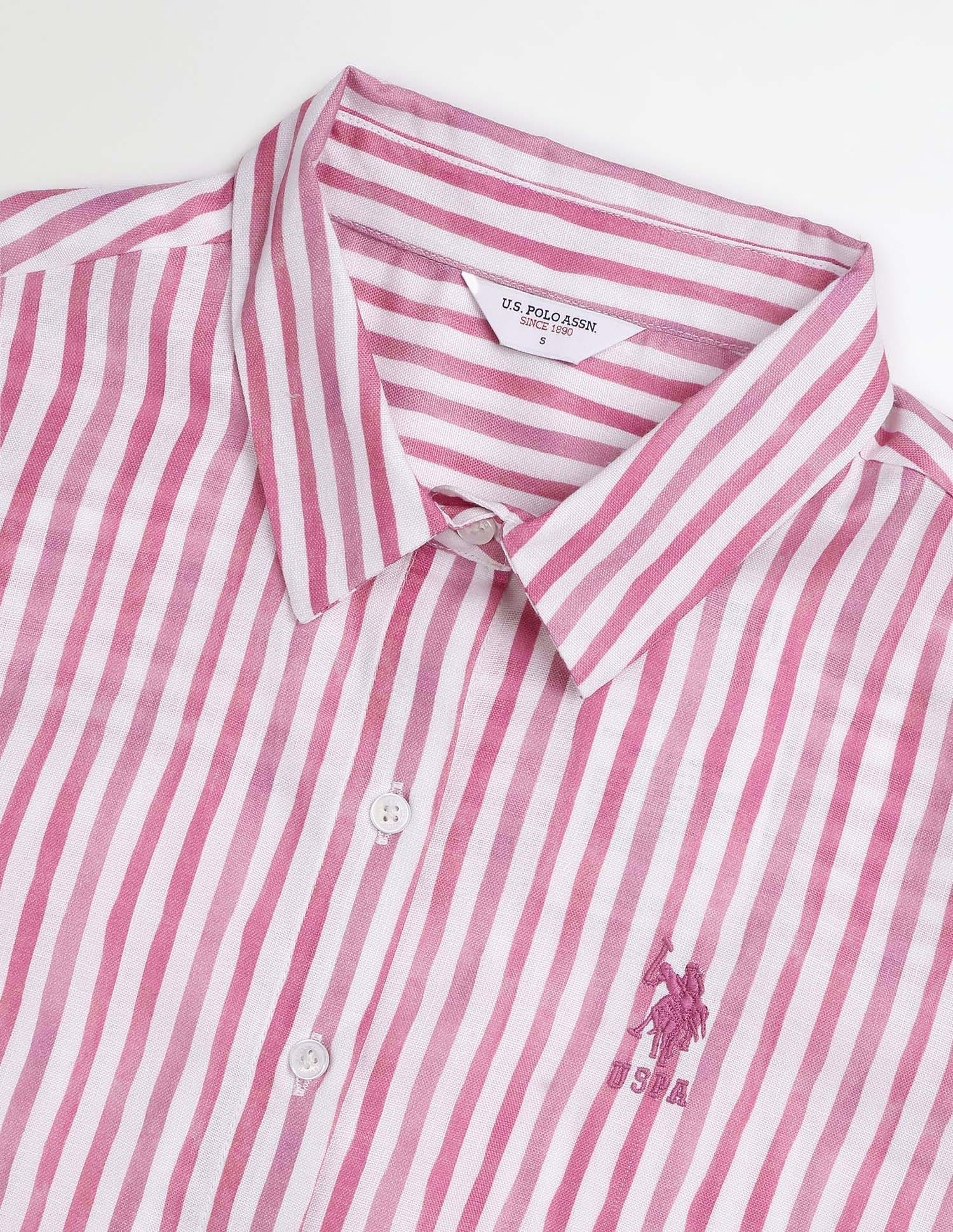 Regular Fit Vertical Striped Shirt - Image 8