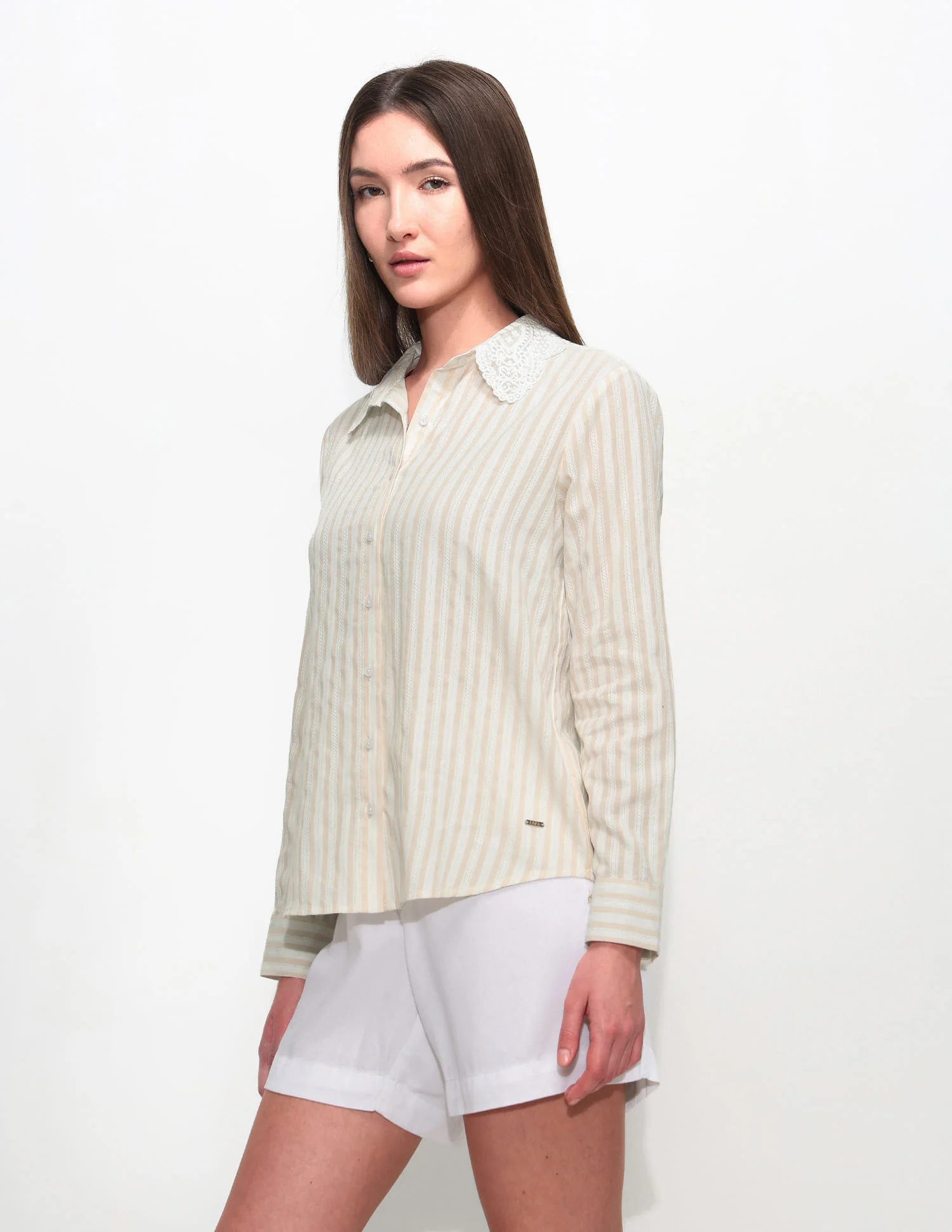 Regular Fit Vertical Striped Shirt - Image 4