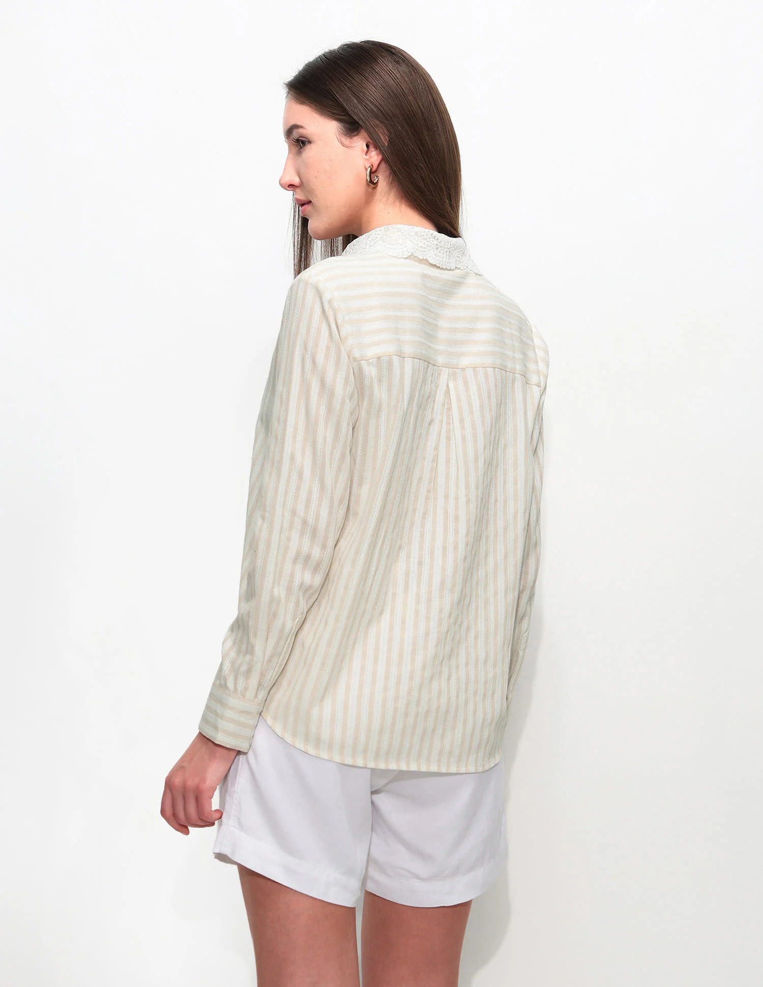 Regular Fit Vertical Striped Shirt - Image 5