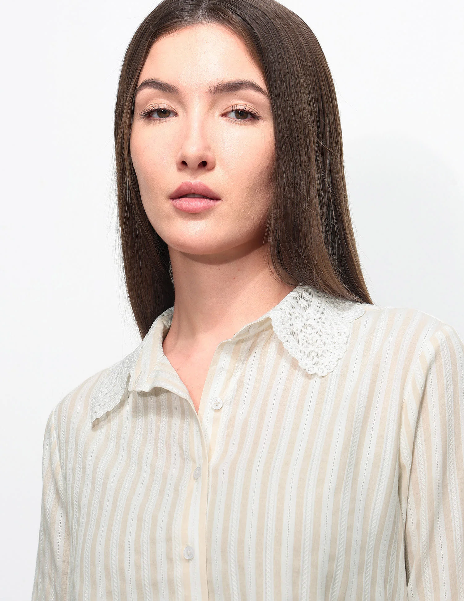 Regular Fit Vertical Striped Shirt - Image 7