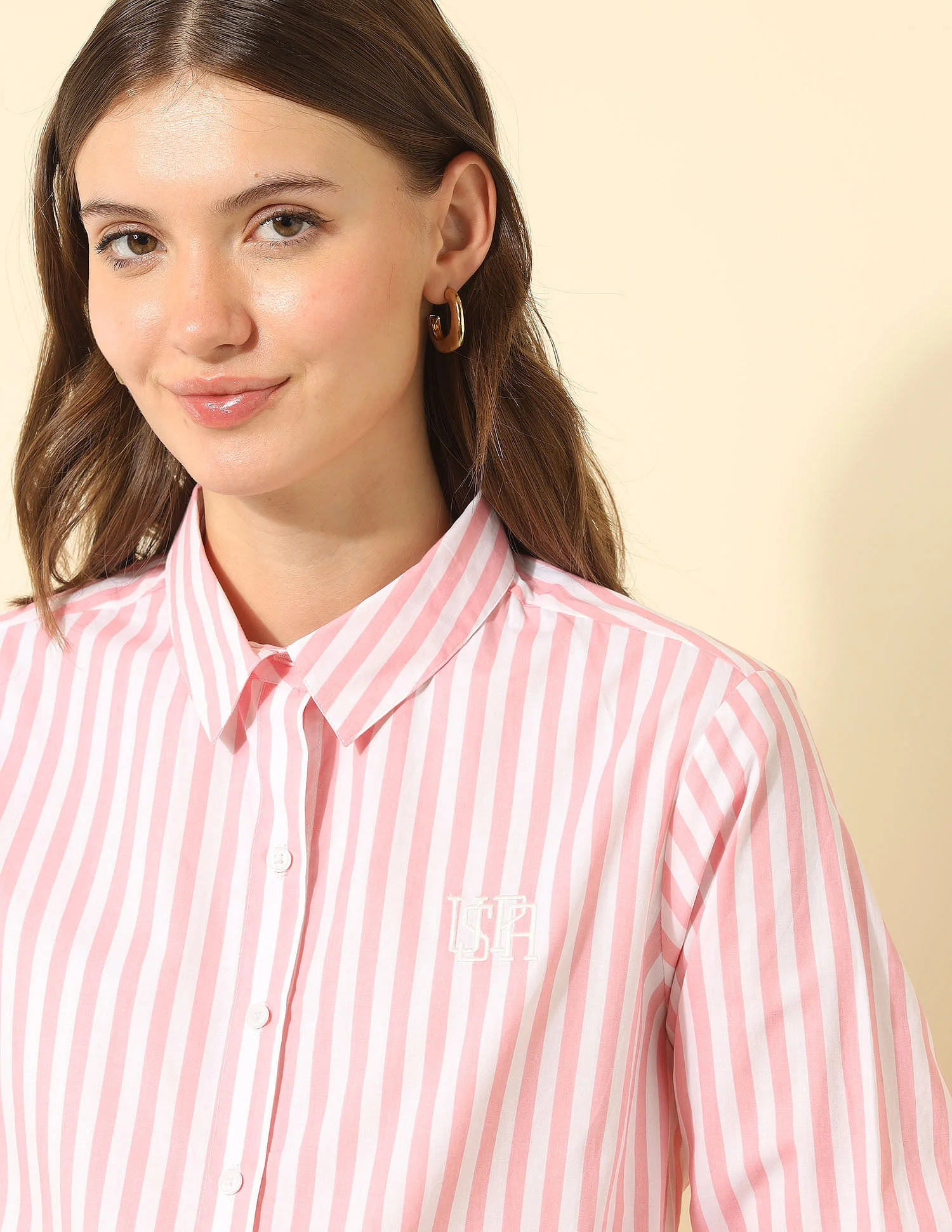 Regular Fit Vertical Striped Shirt - Image 7