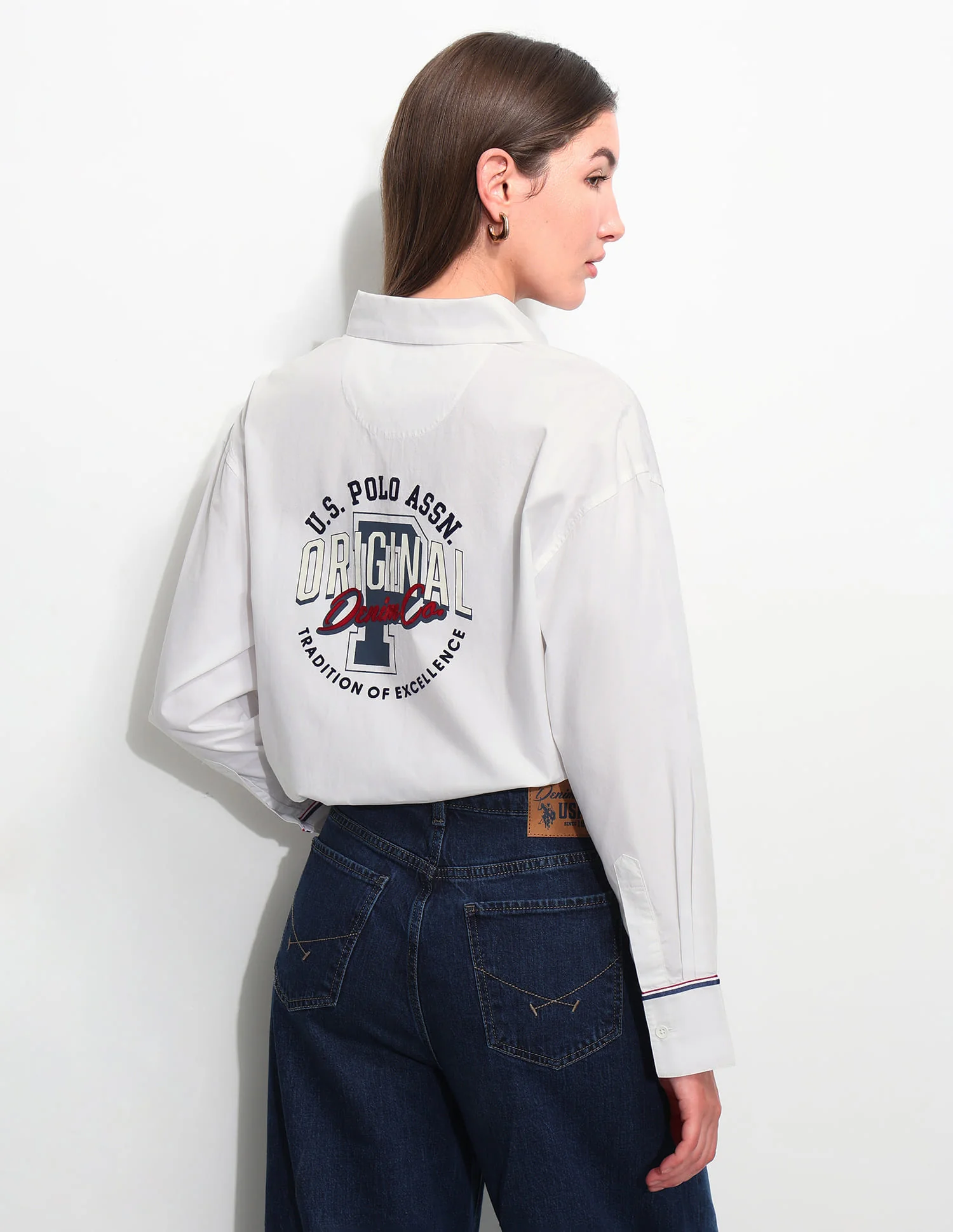 Relaxed Brand Embroidered Shirt