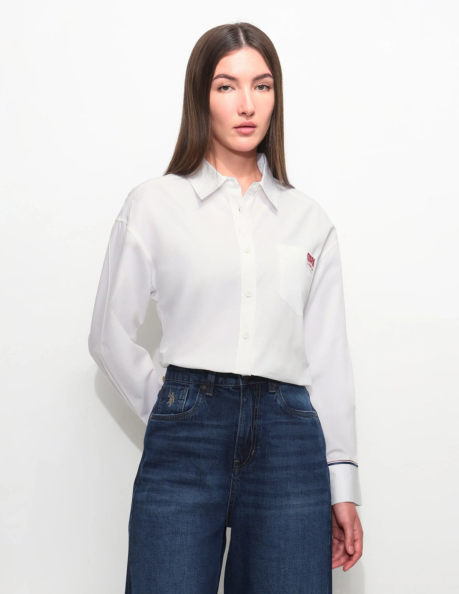 Relaxed Brand Embroidered Shirt - Image 6