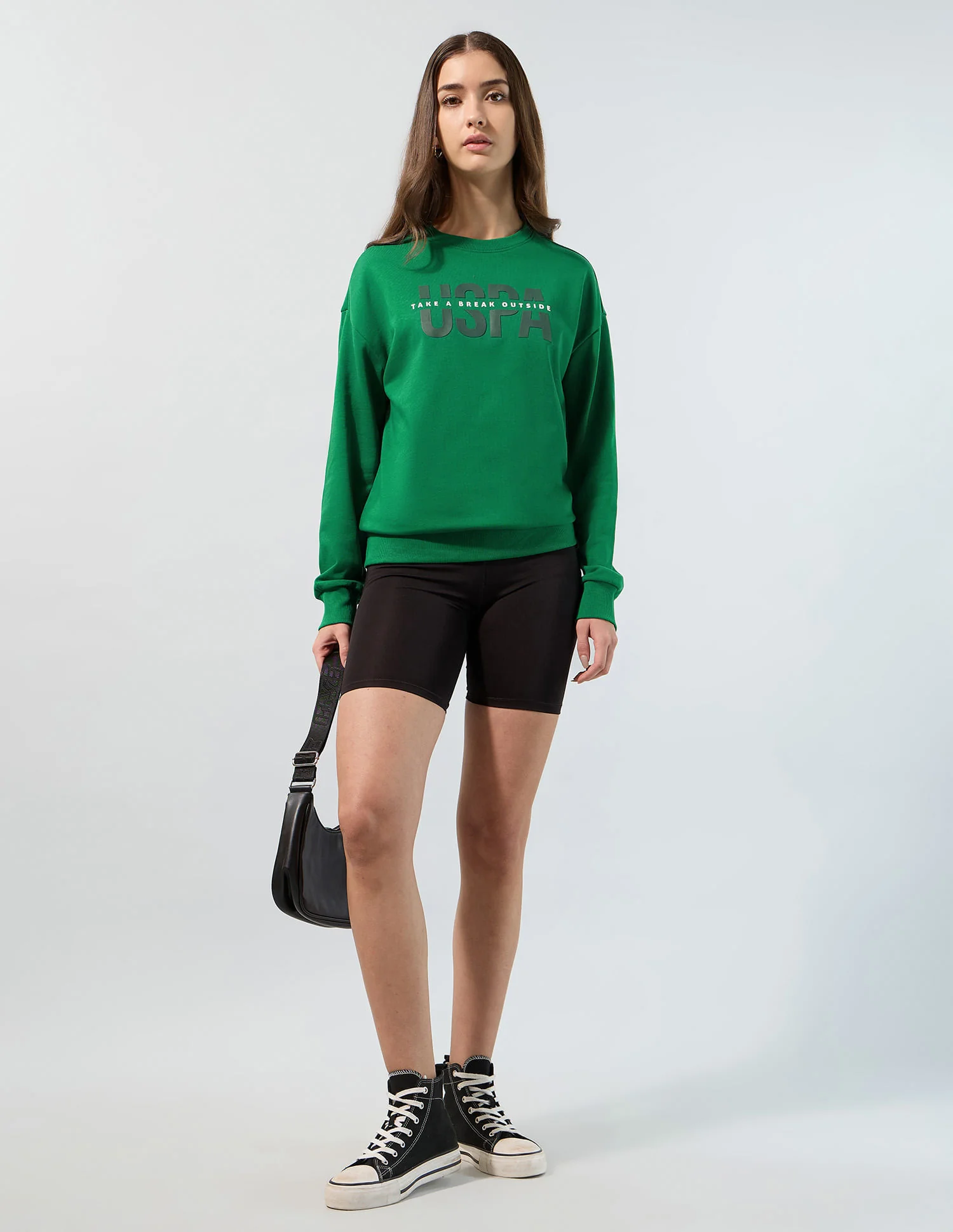 The Early Miles Relaxed Fit Brand Printed Sweatshirt - Image 3