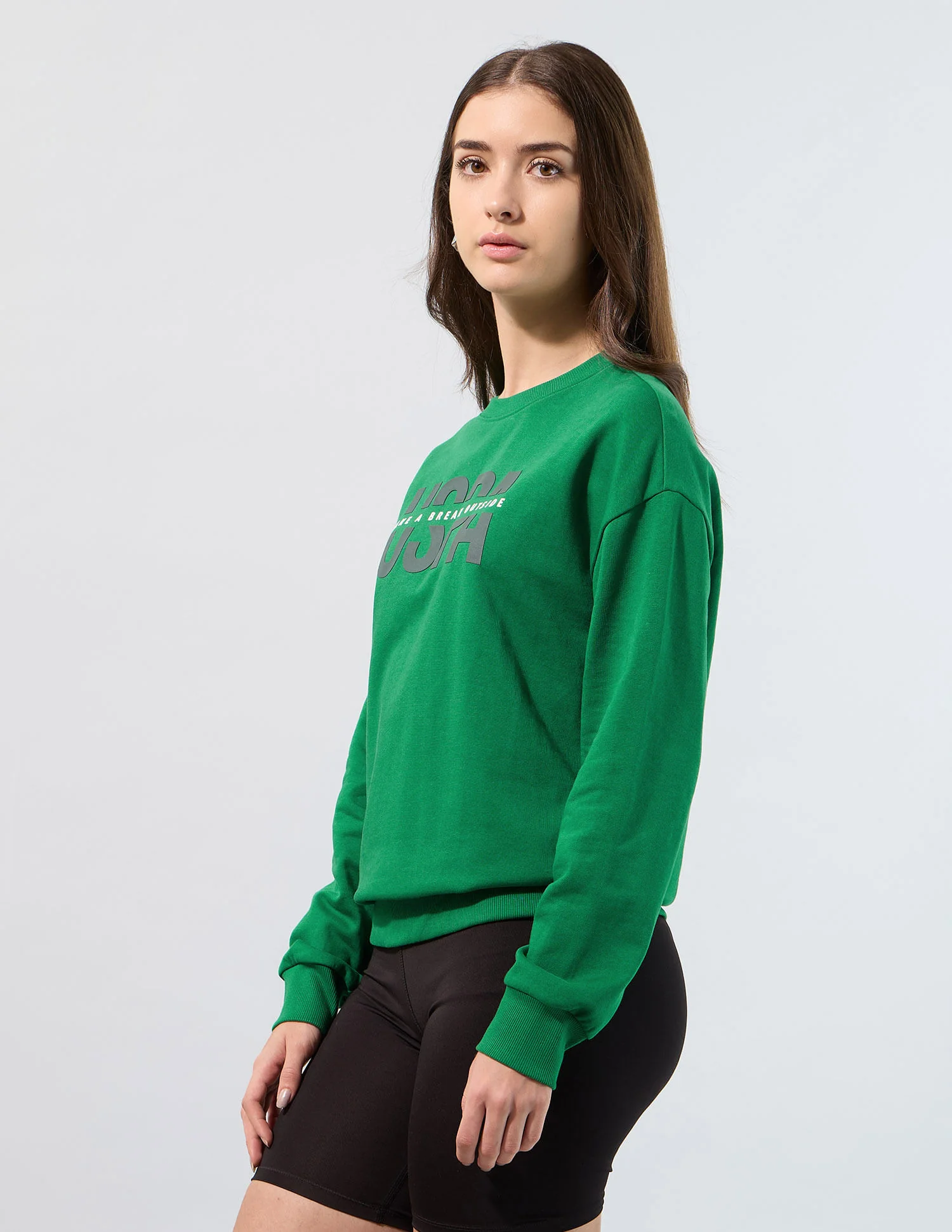 The Early Miles Relaxed Fit Brand Printed Sweatshirt - Image 4
