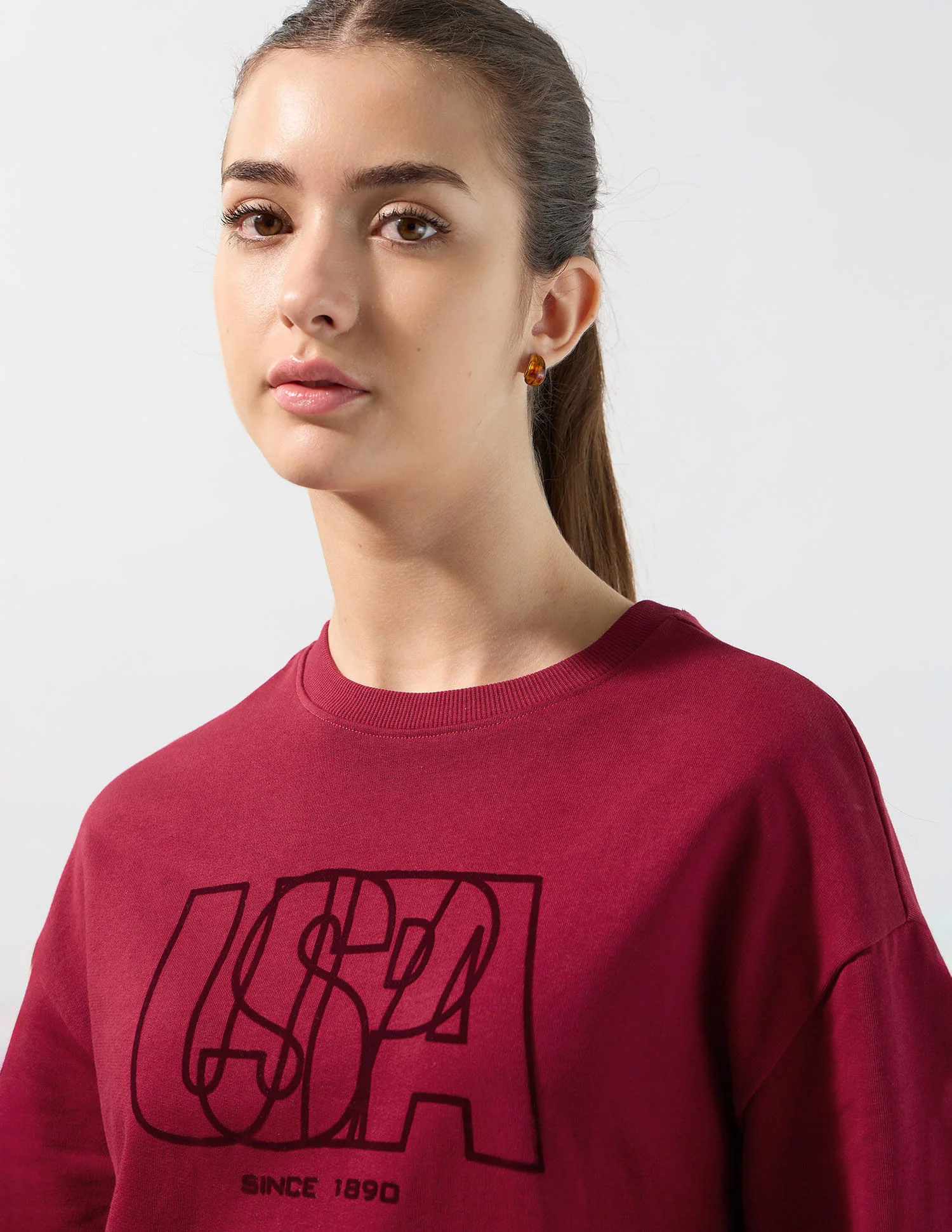 The Early Miles Relaxed Fit Brand Printed Sweatshirt - Image 8