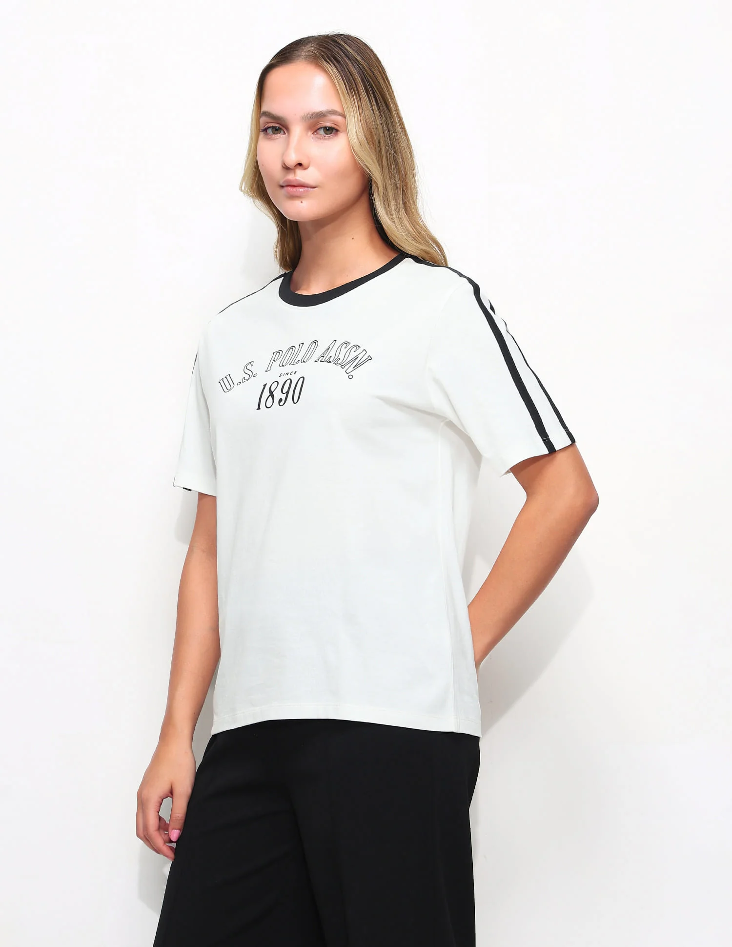 Relaxed Fit Brand Printed T-Shirt - Image 4