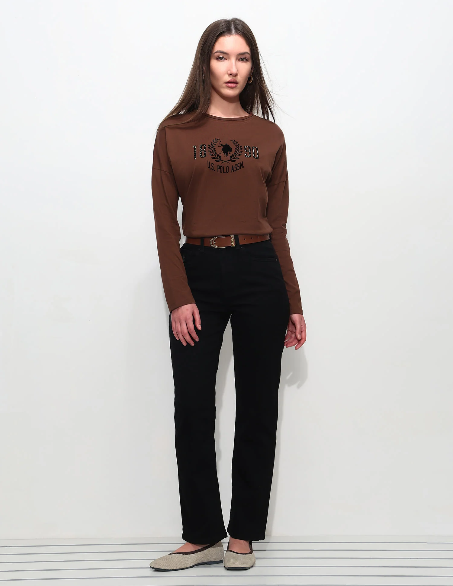 Relaxed Fit Brand Printed T-Shirt - Image 3