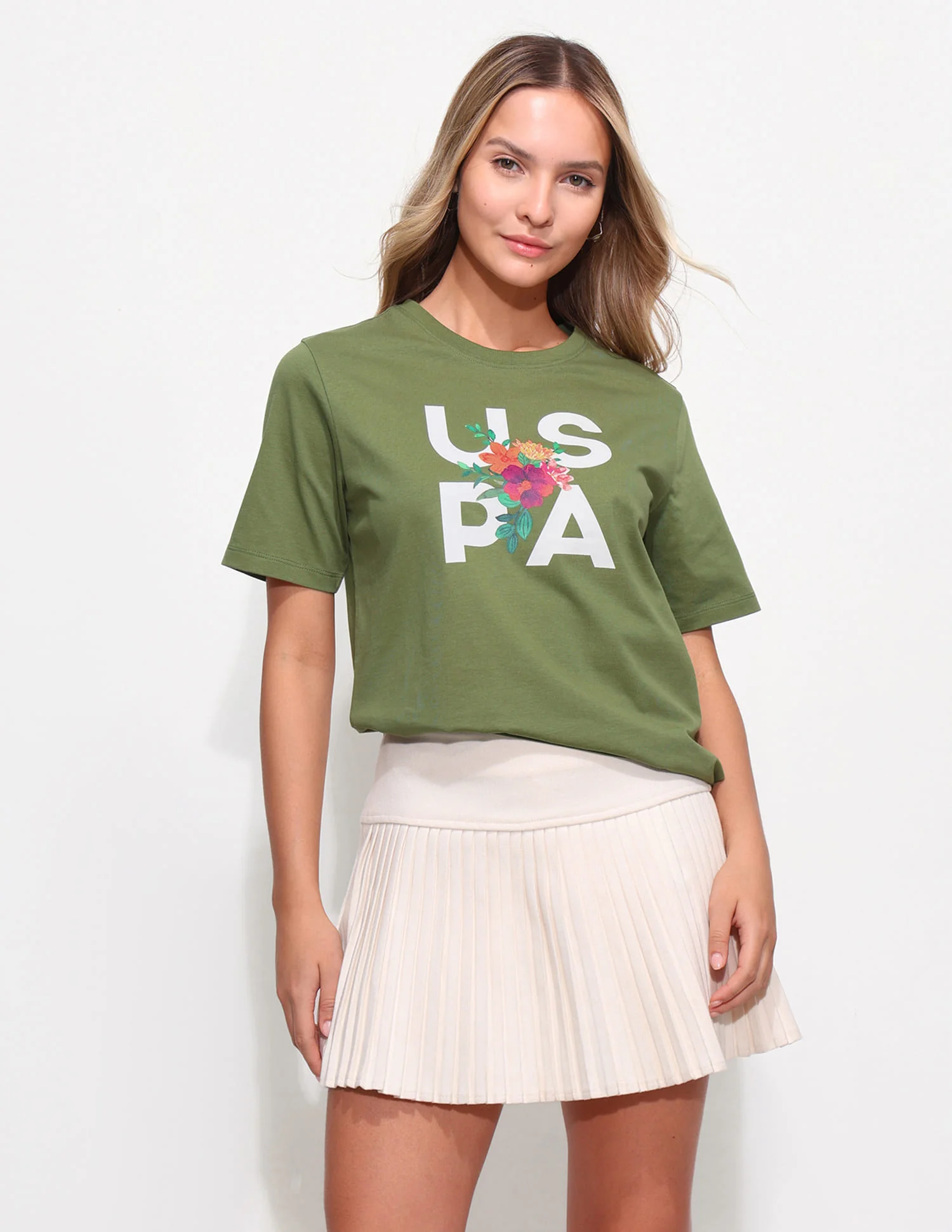 Relaxed Fit Brand Printed T-Shirt
