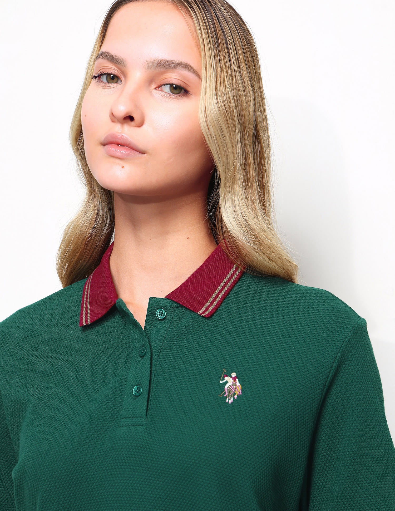 Relaxed Fit Contrast Collar Polo Shirt - Image 7