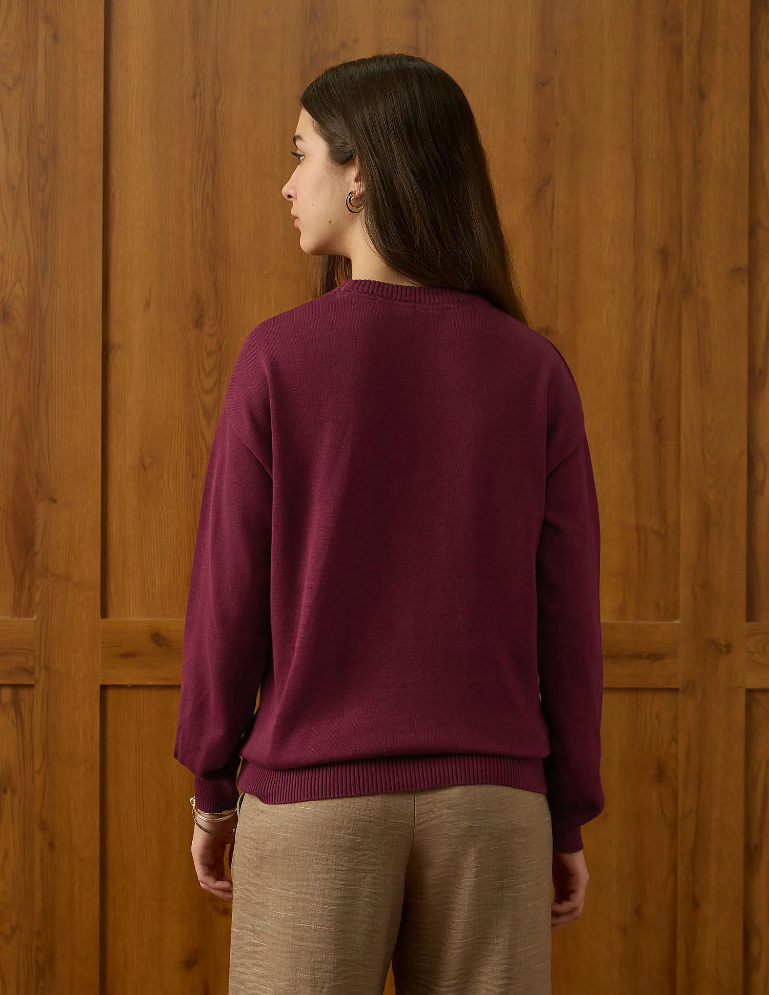 Relaxed Fit Drop Shoulder Sweatshirt - Image 5
