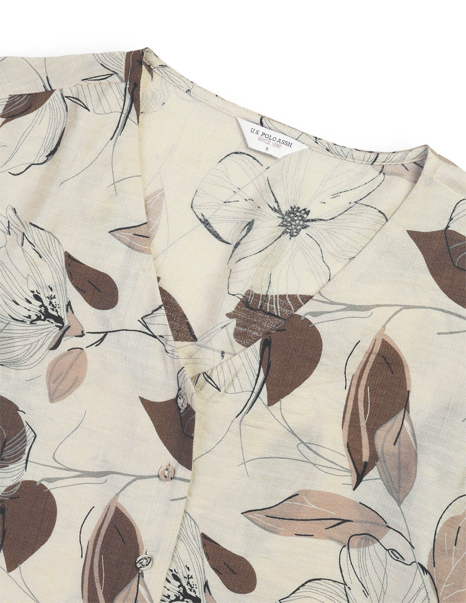 Relaxed Fit Floral Printed Top - Image 8