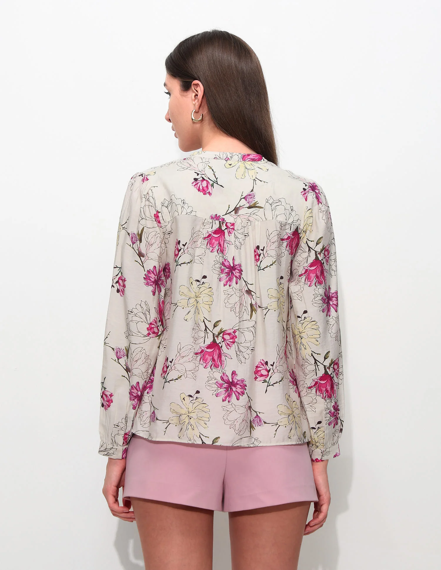 Relaxed Fit Floral Printed Top - Image 5