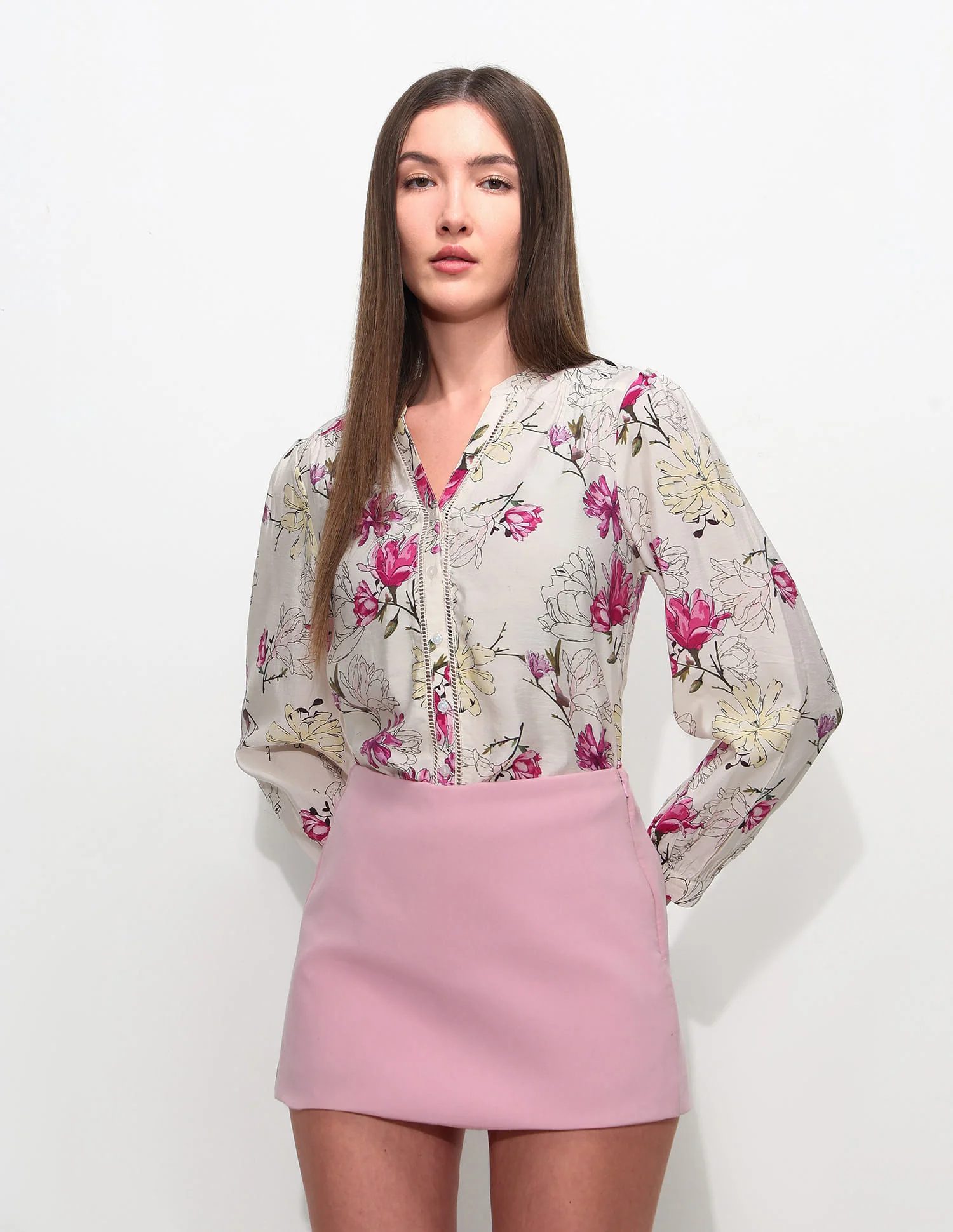 Relaxed Fit Floral Printed Top - Image 6