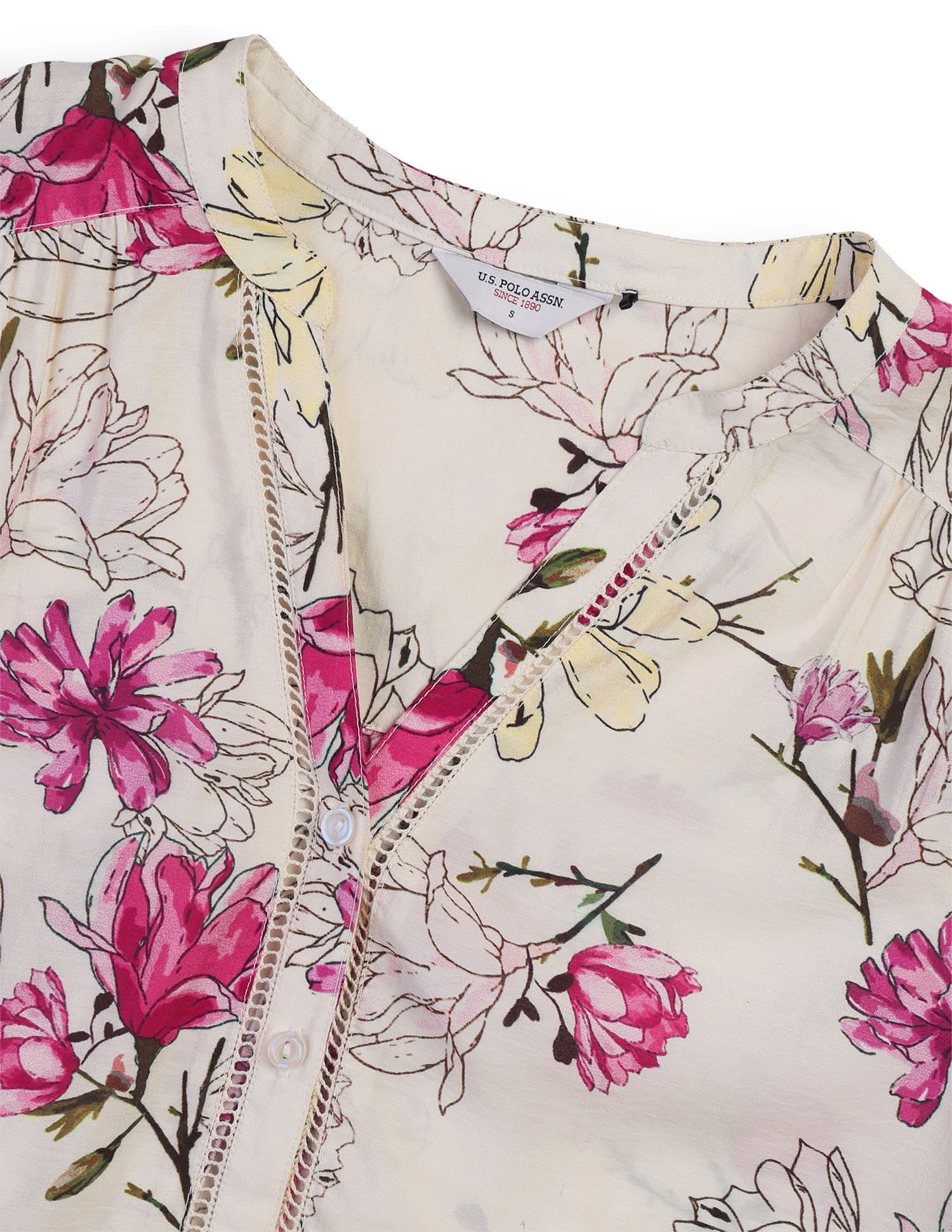 Relaxed Fit Floral Printed Top - Image 8