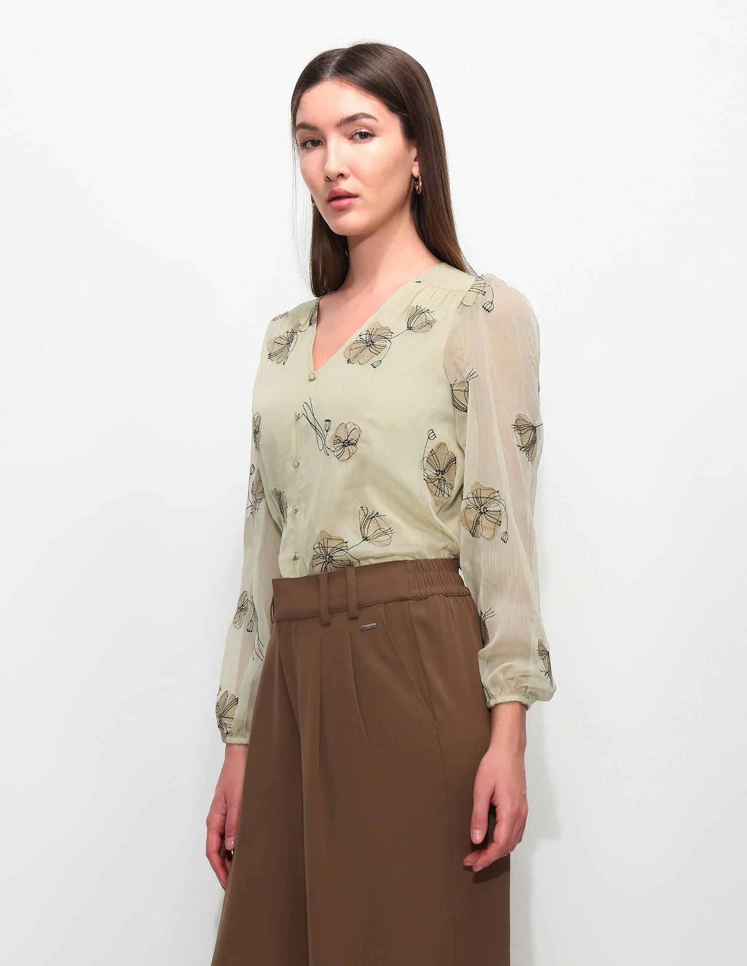 Relaxed Fit Floral Printed Top - Image 4